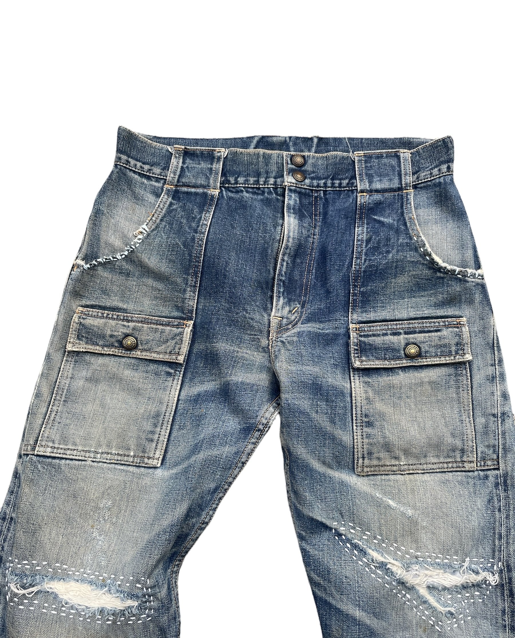 Vintage Warehouse Bush Pant Selvedge Denim