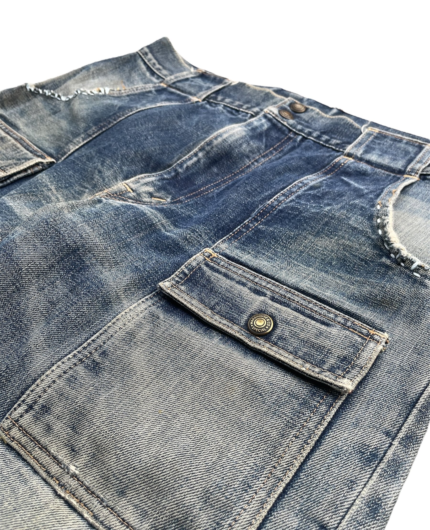 Vintage Warehouse Bush Pant Selvedge Denim
