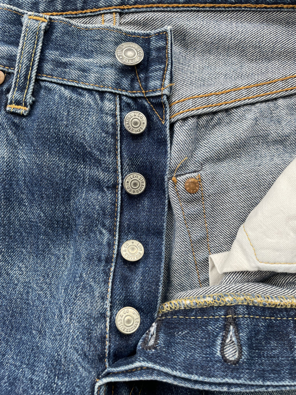 Vintage Levi’s Lot 501XX E Selvedge Denim