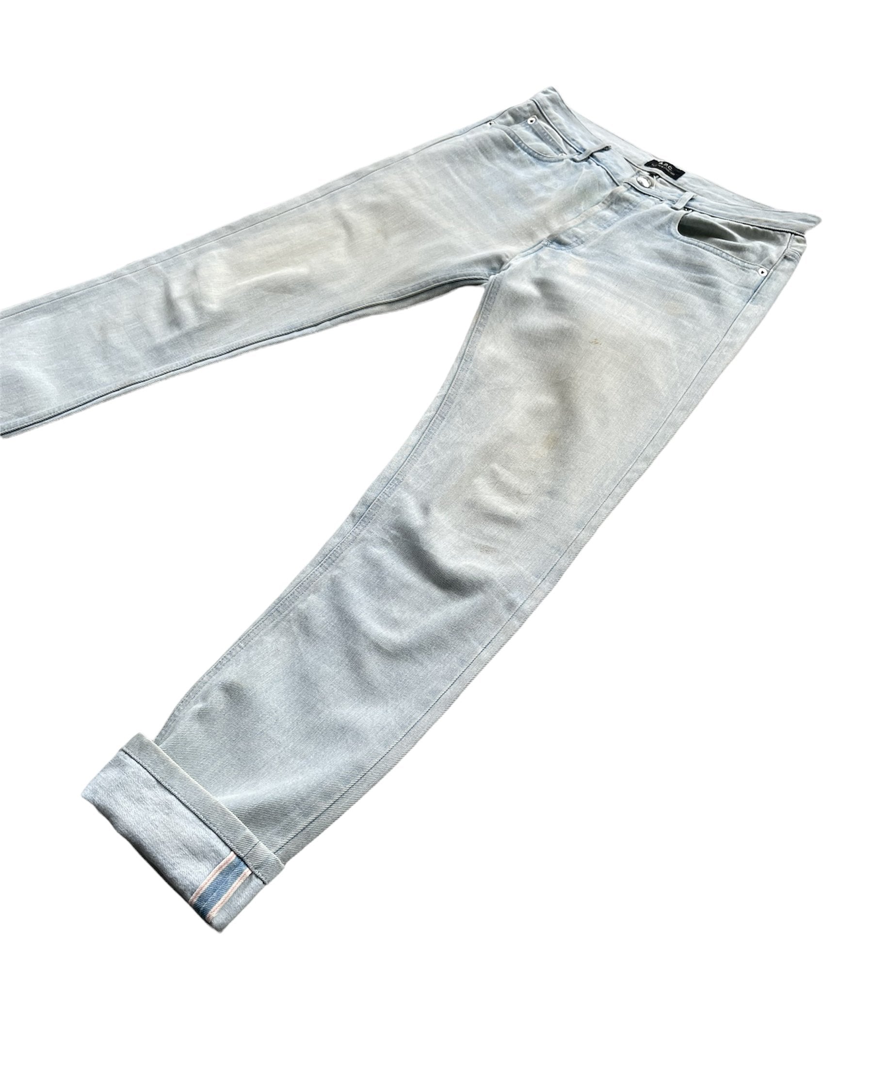 Vintage APC Faded Wash Selvedge Denim