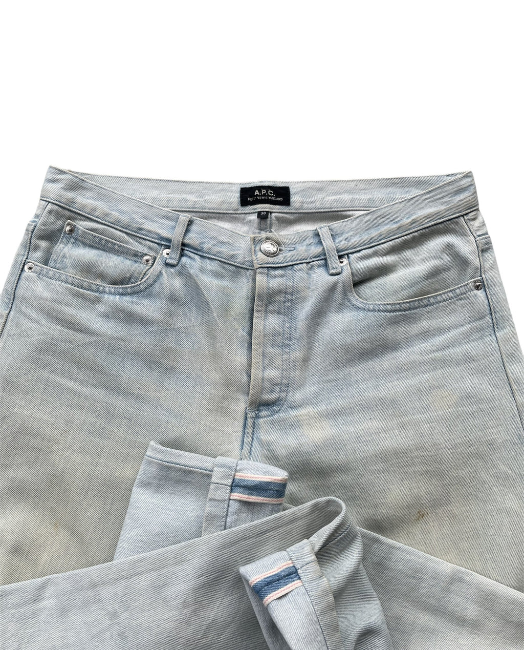 Vintage APC Faded Wash Selvedge Denim