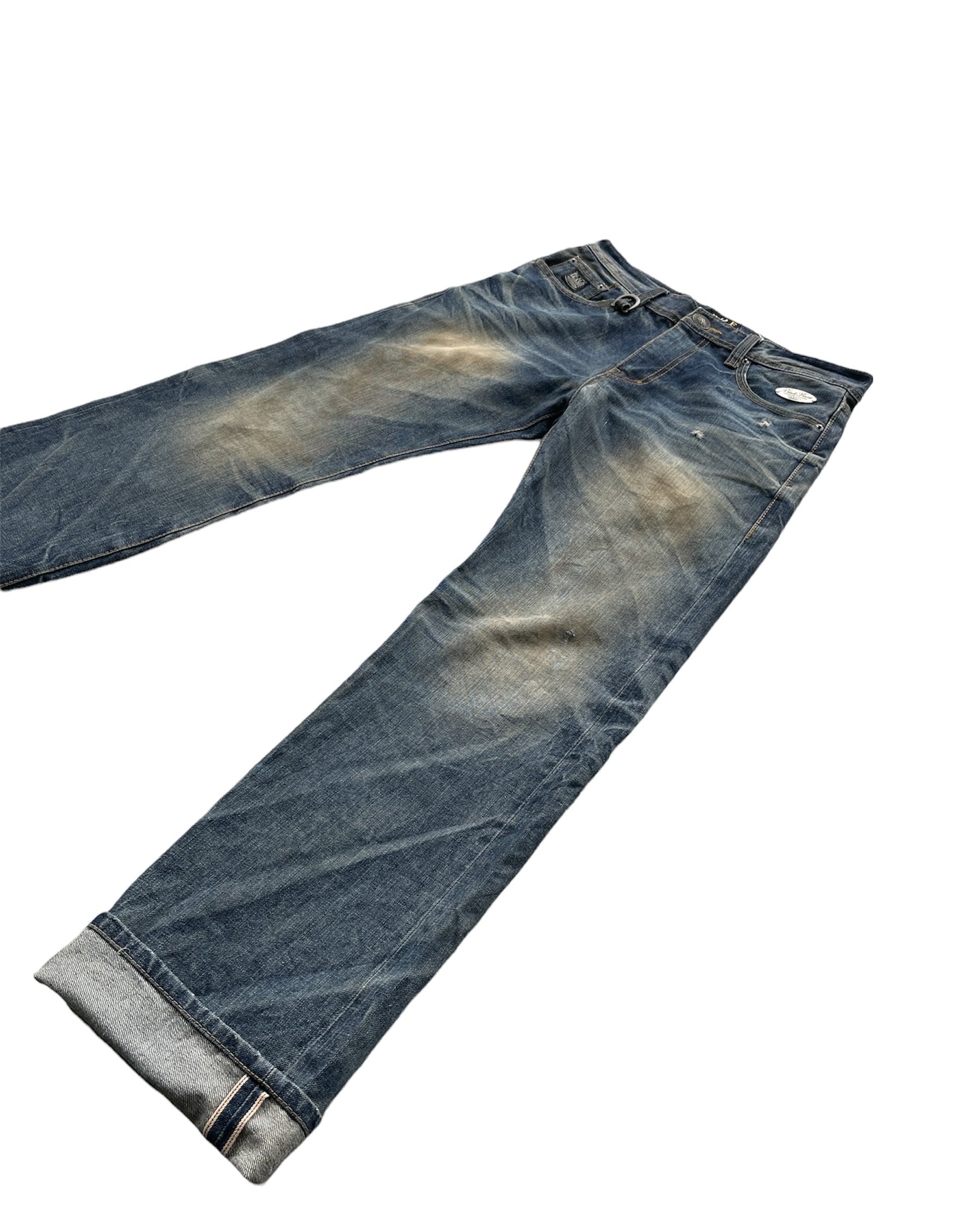 Black Flame Aging Selvedge Denim