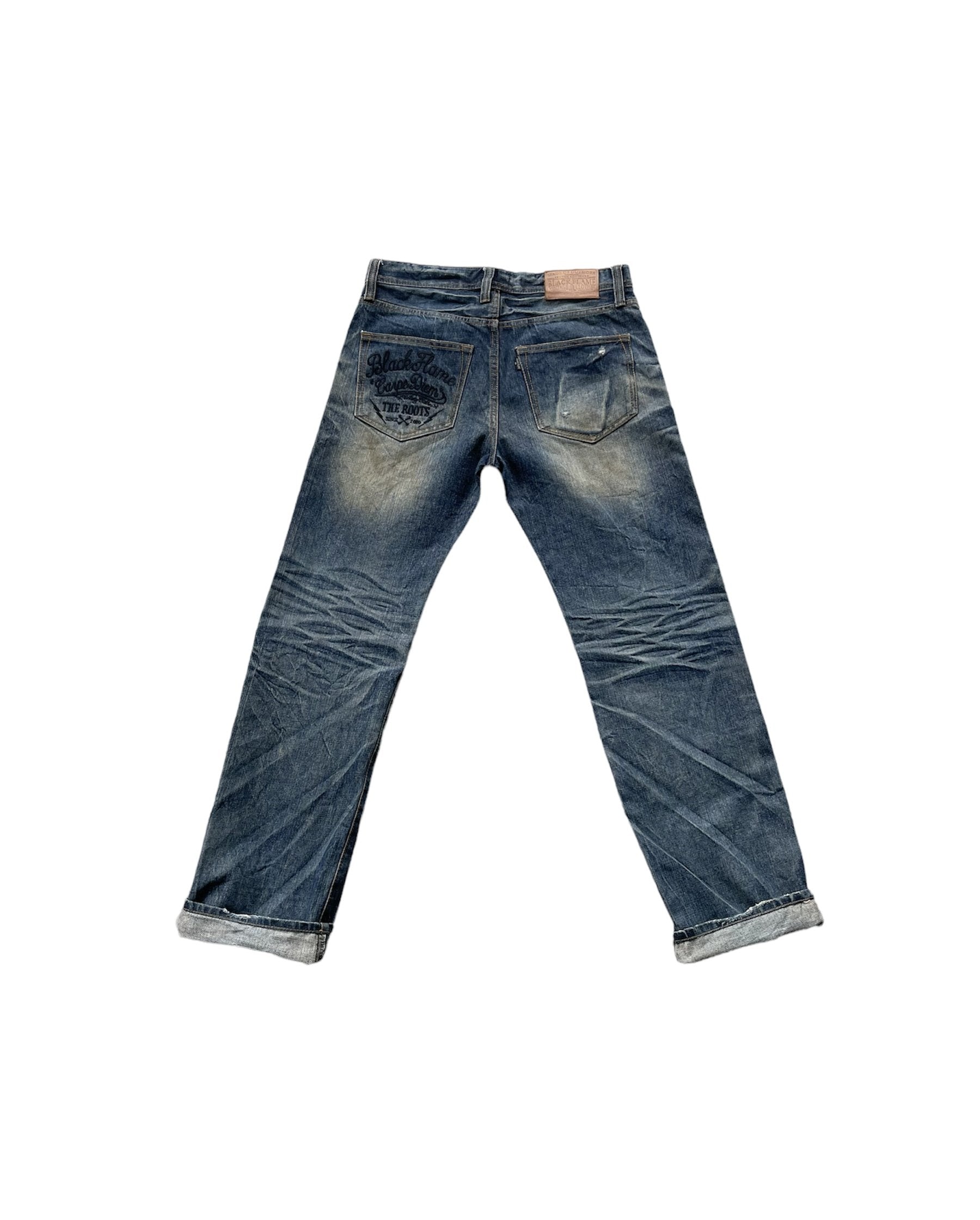 Black Flame Aging Selvedge Denim