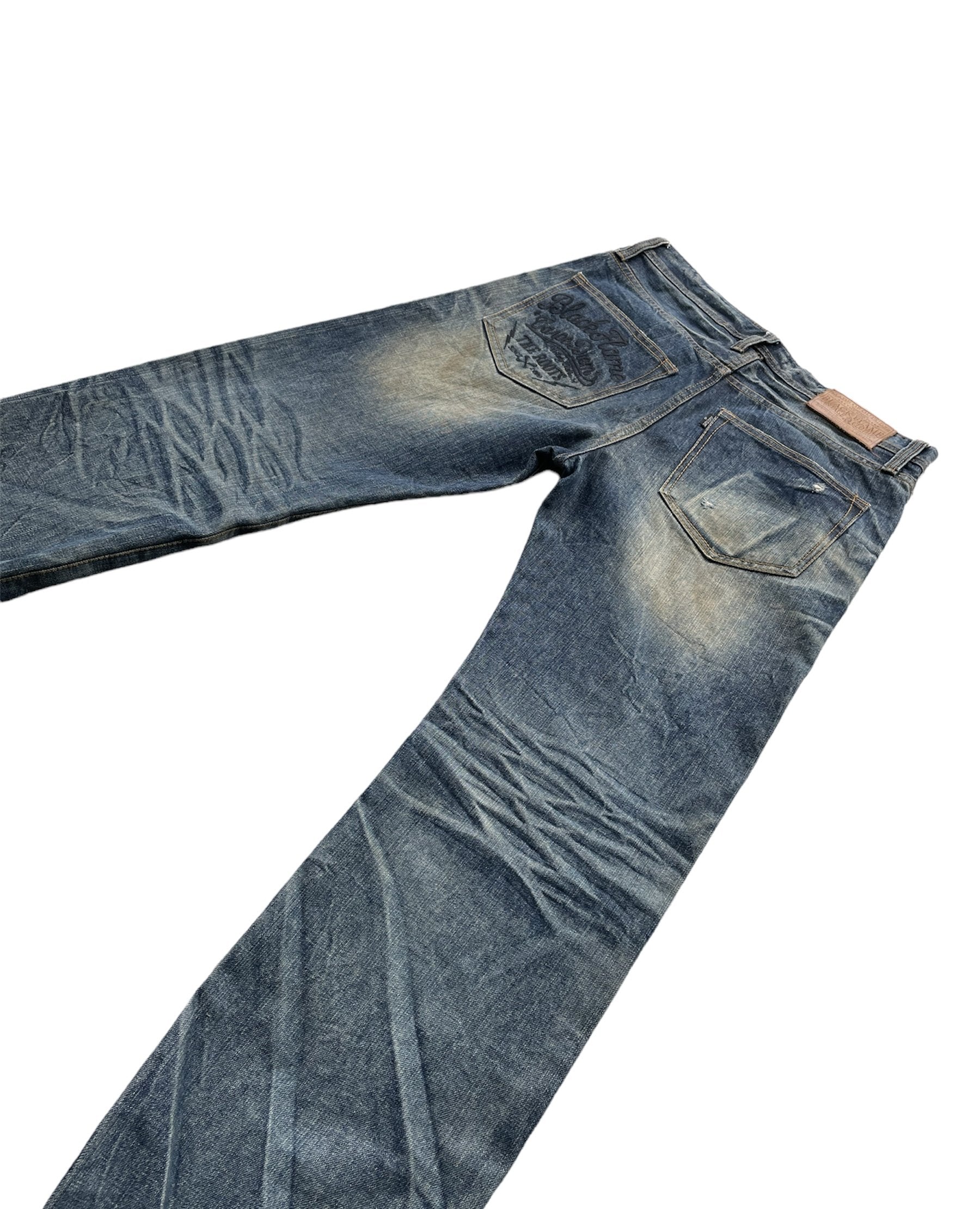 Black Flame Aging Selvedge Denim