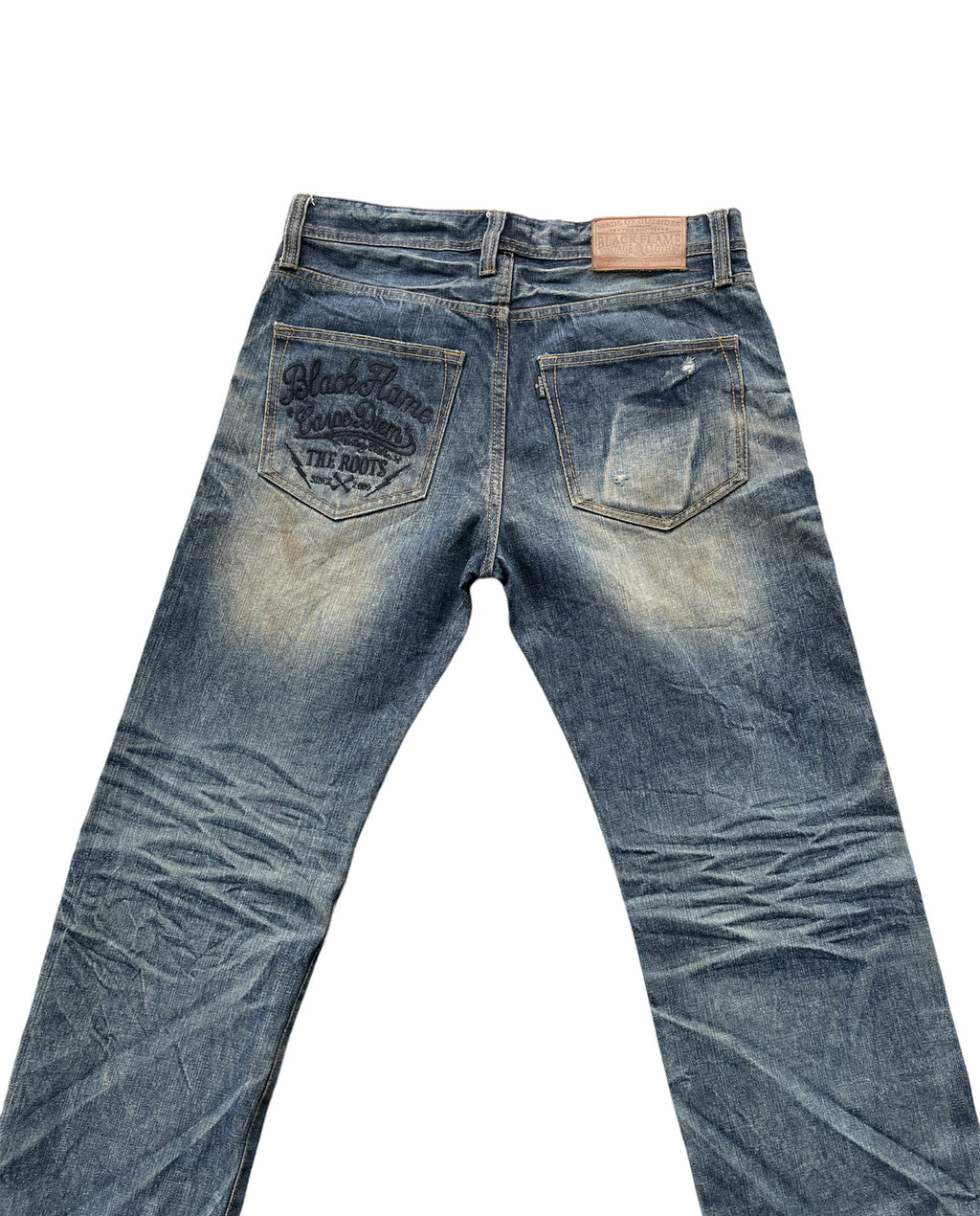 Black Flame Aging Selvedge Denim