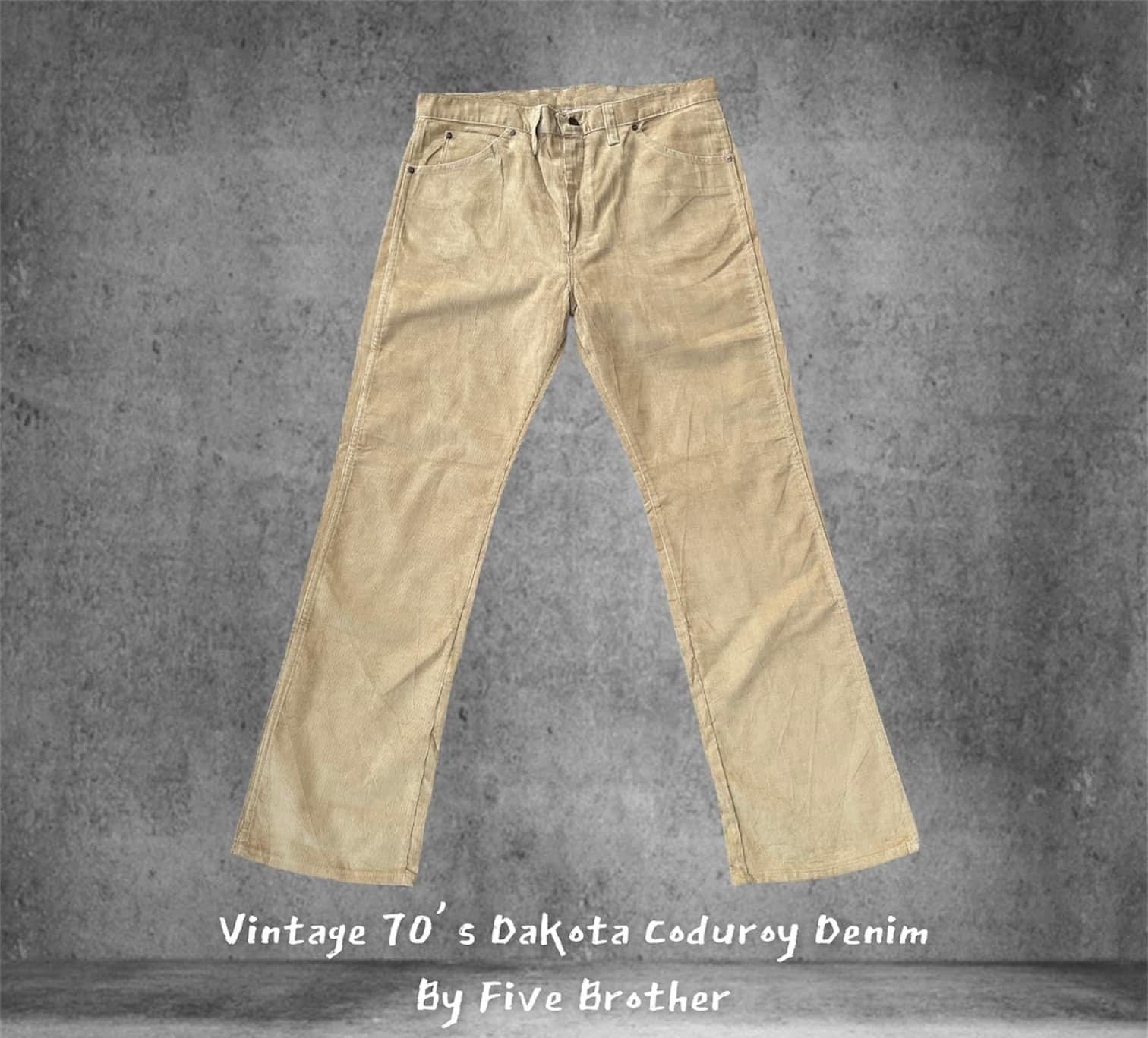 Vintage 70’s Dakota By Five Brothers Coduroy Denim