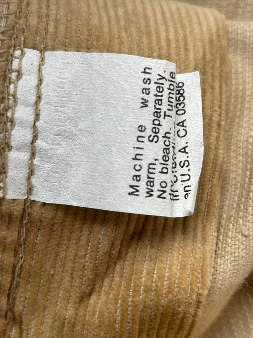 Vintage 70’s Dakota By Five Brothers Coduroy Denim