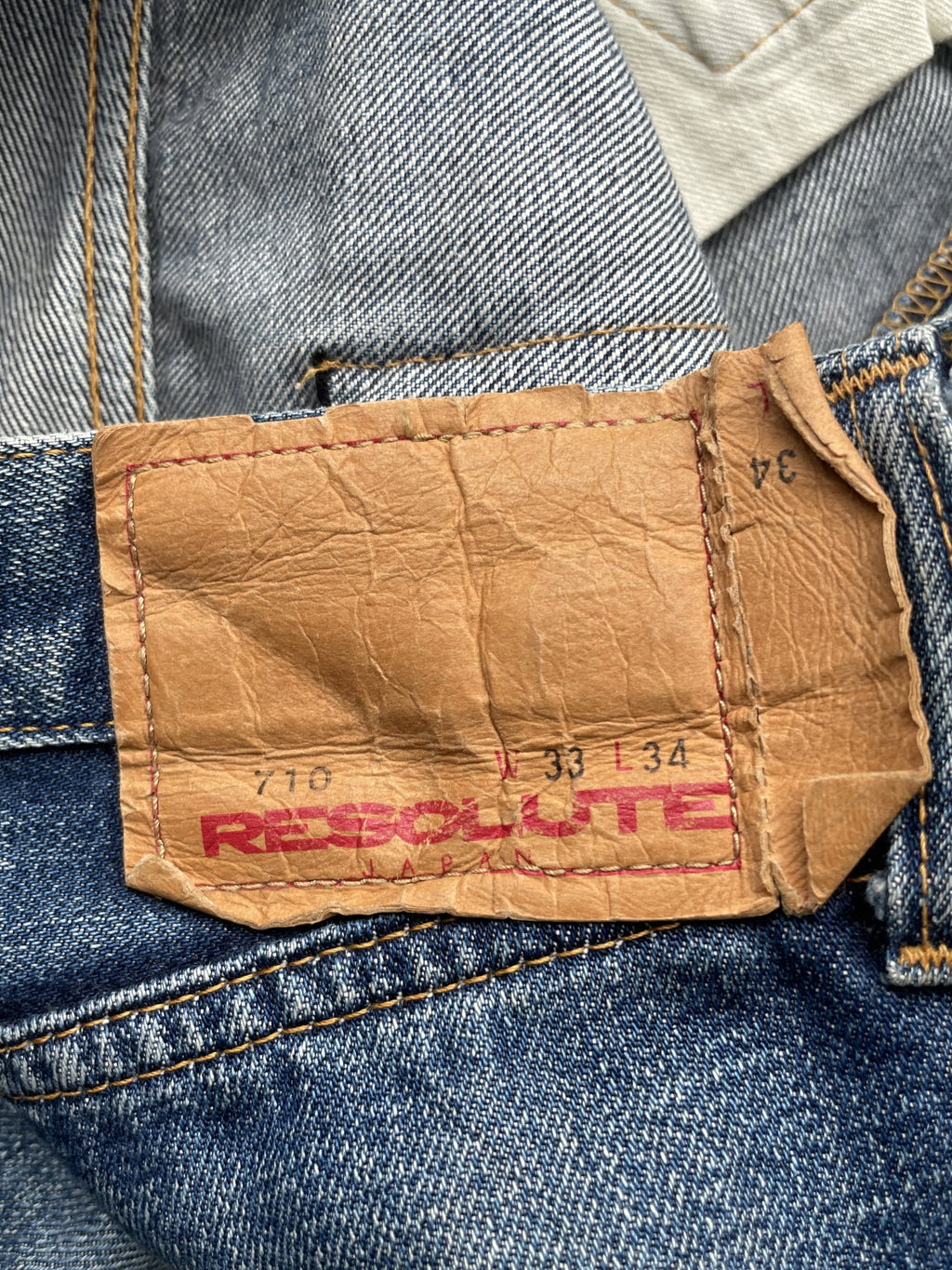 Vintage Resolute Japan Selvedge Denim