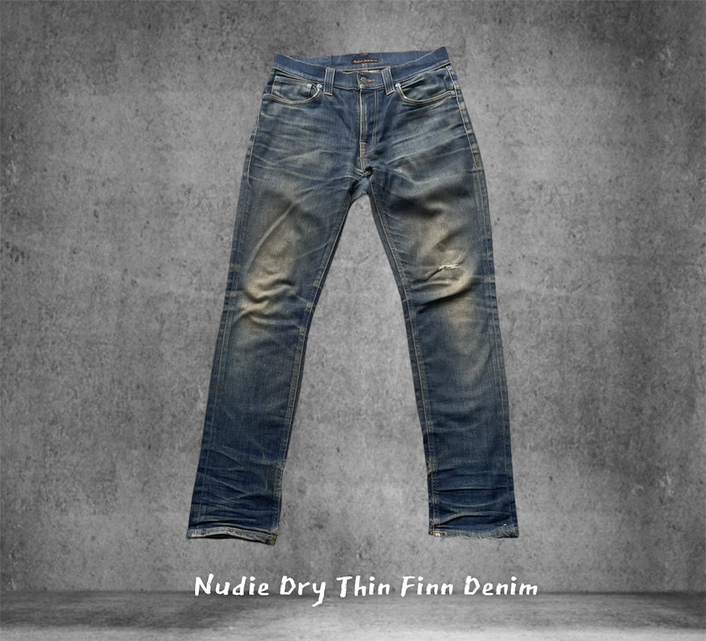 Vintage Nudie Dry Thin Finn Rework Denim