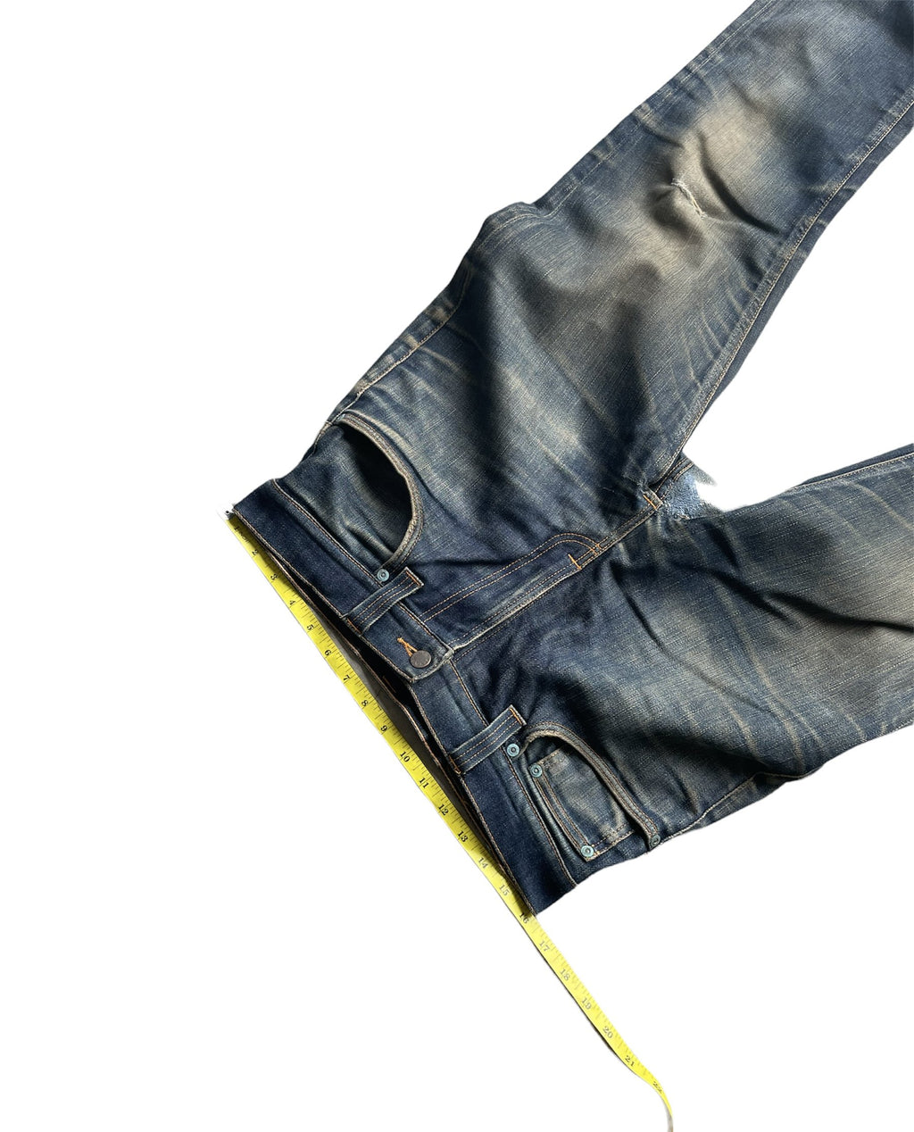 Vintage Nudie Dry Thin Finn Rework Denim