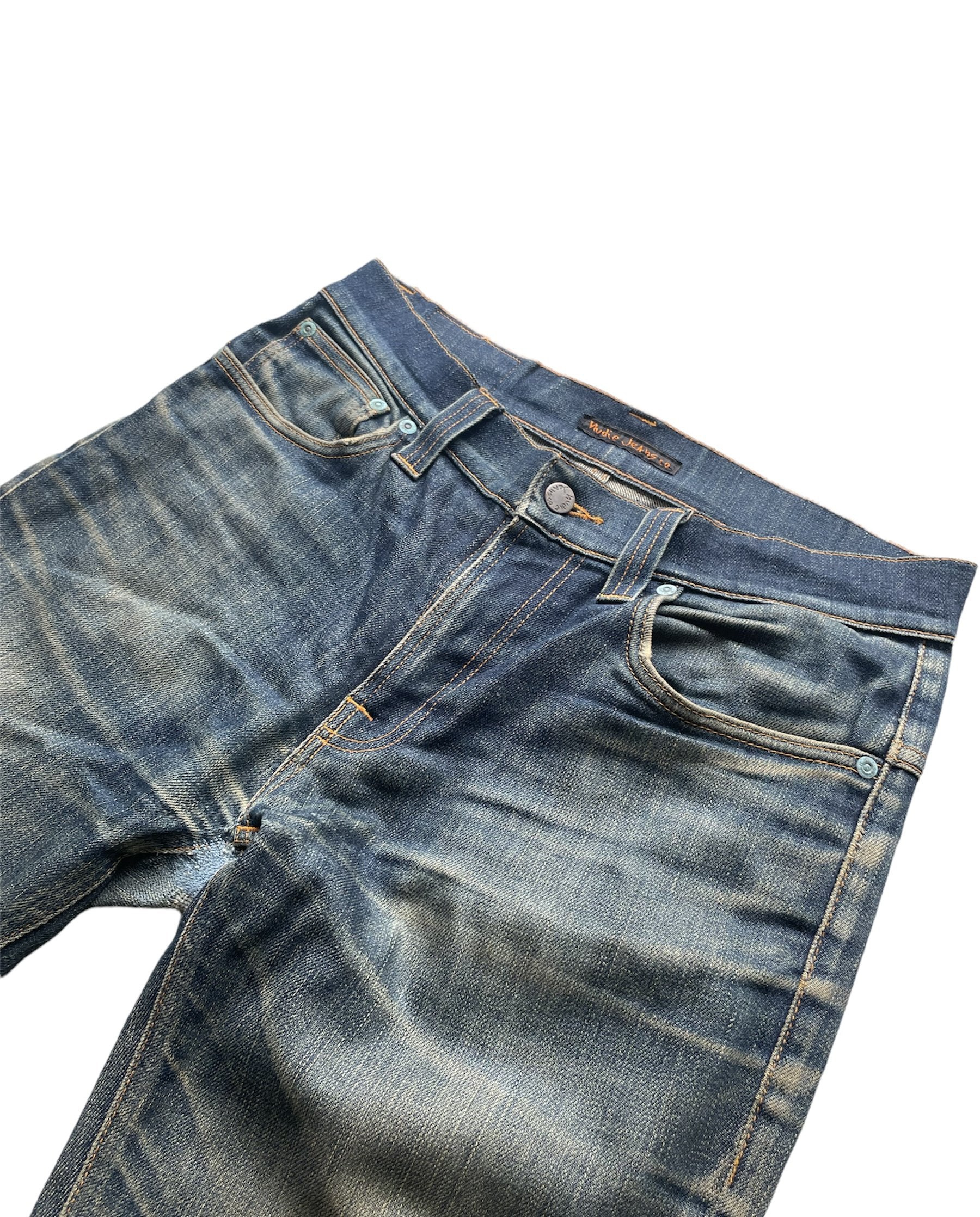 Vintage Nudie Dry Thin Finn Rework Denim