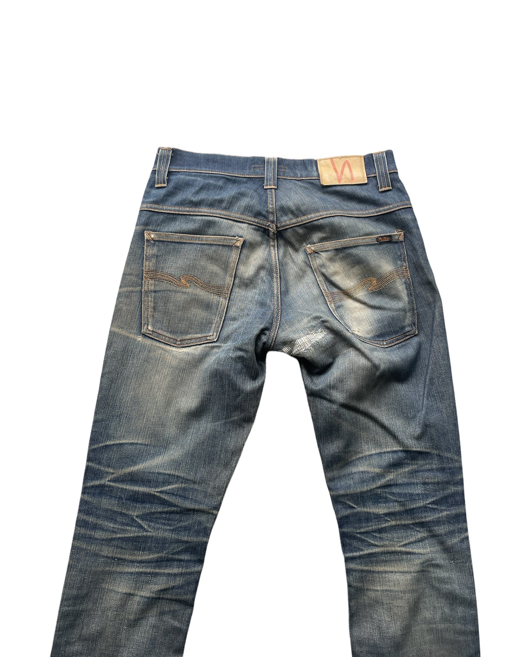 Vintage Nudie Dry Thin Finn Rework Denim
