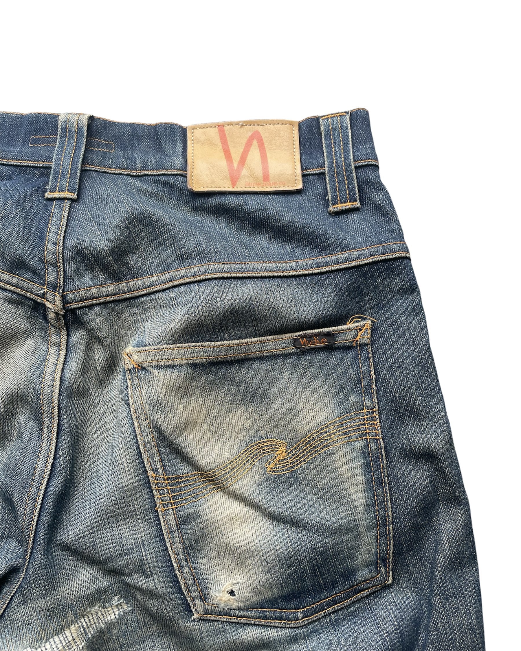 Vintage Nudie Dry Thin Finn Rework Denim
