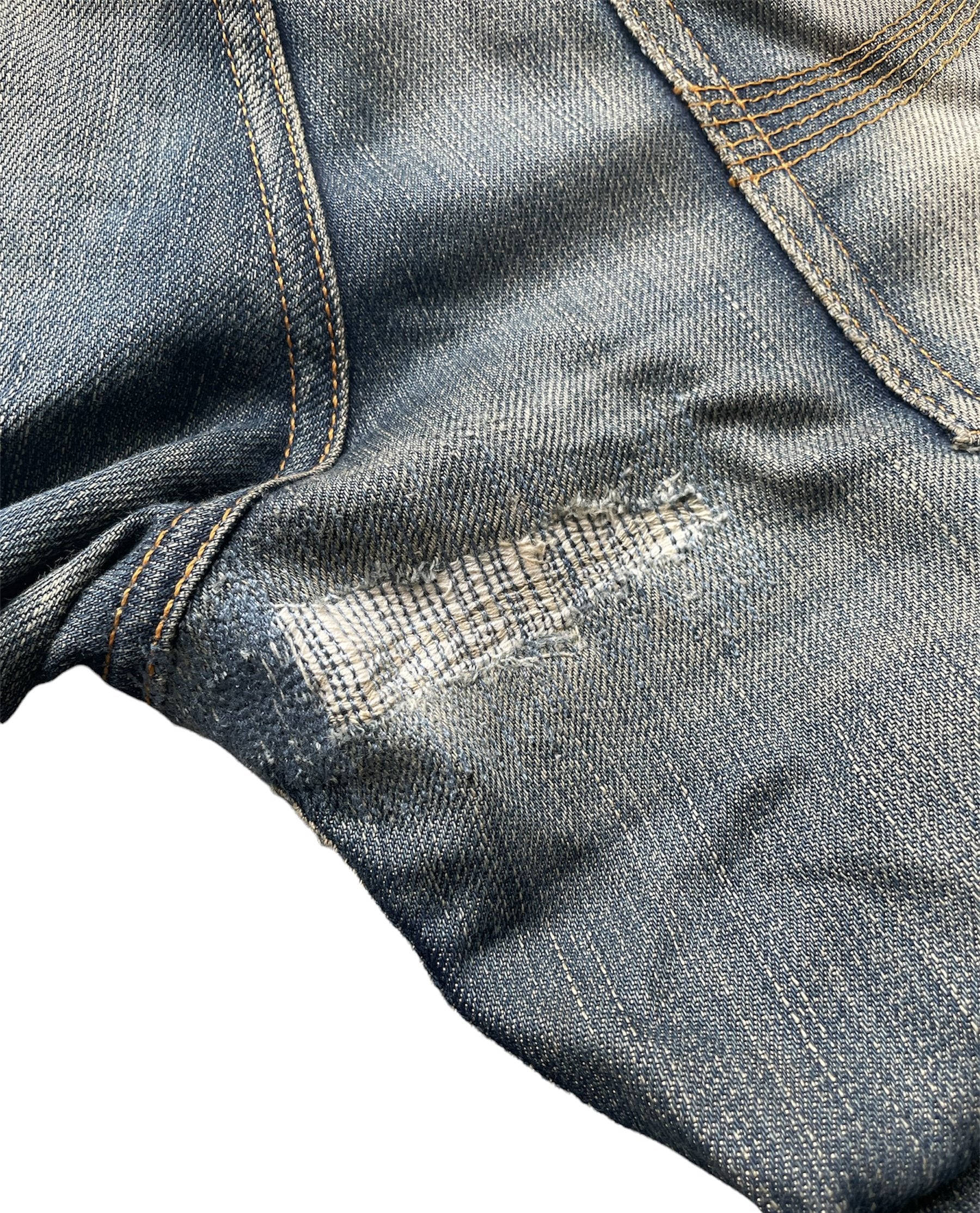 Vintage Nudie Dry Thin Finn Rework Denim