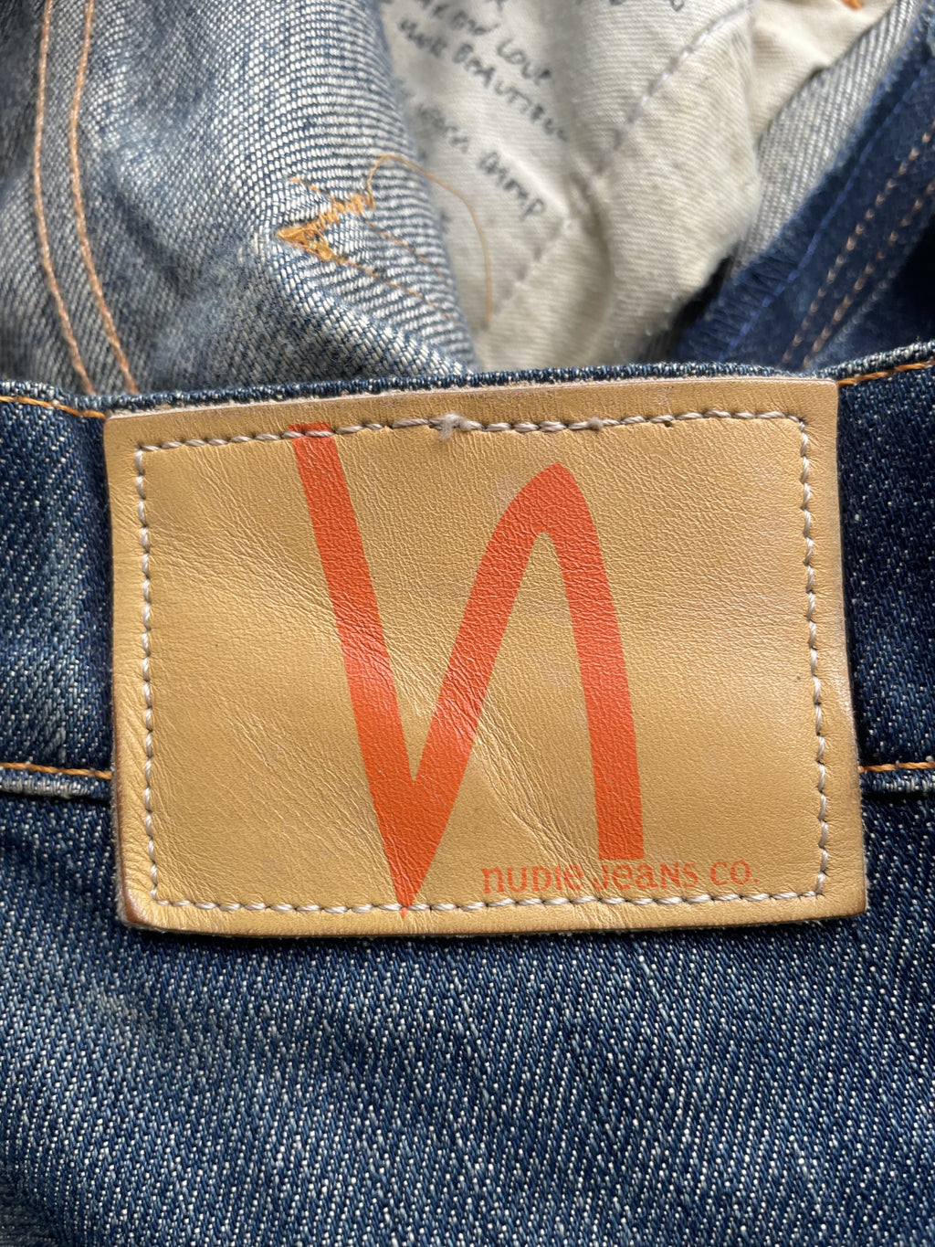 Vintage Nudie Dry Thin Finn Rework Denim