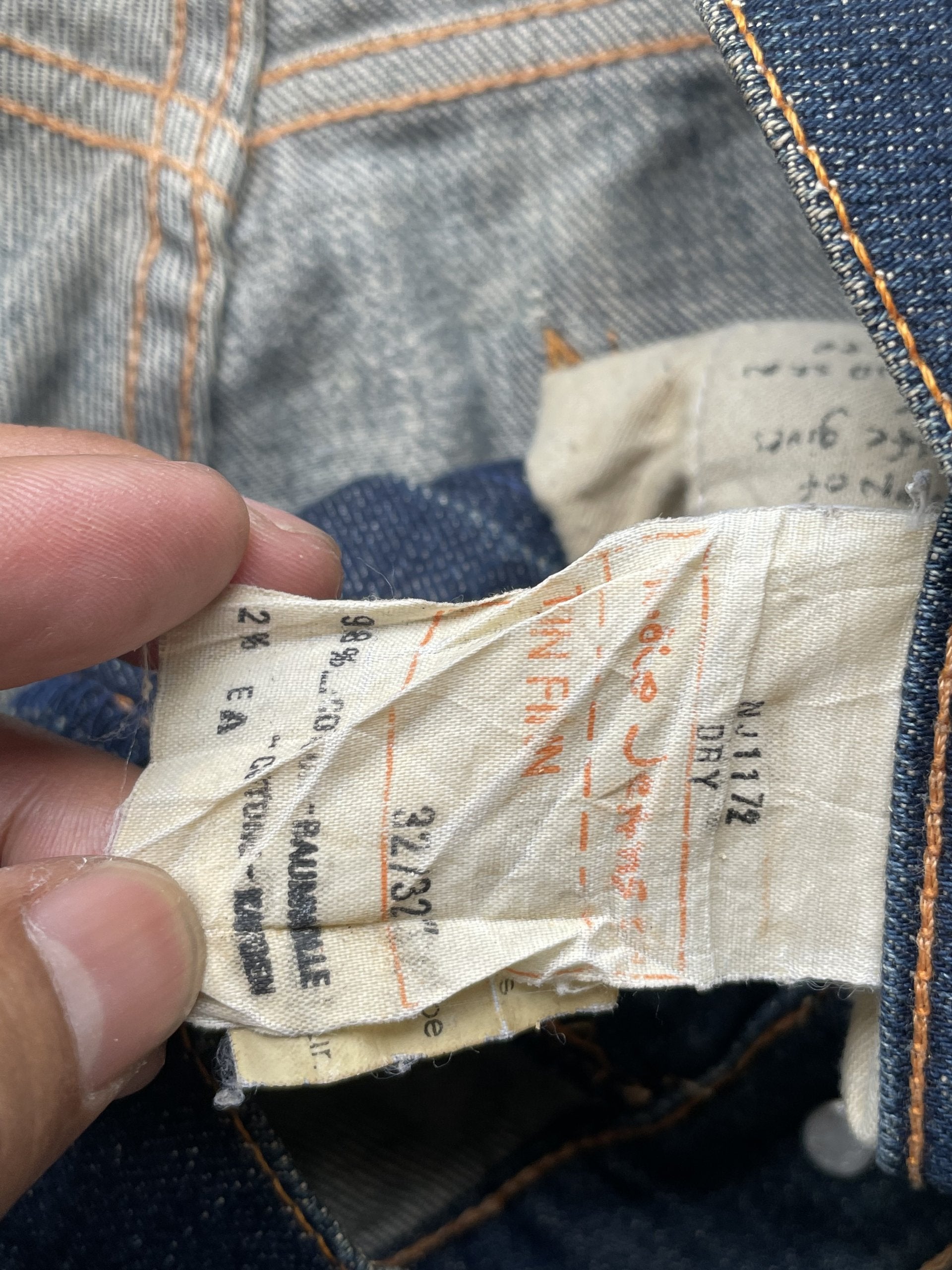Vintage Nudie Dry Thin Finn Rework Denim
