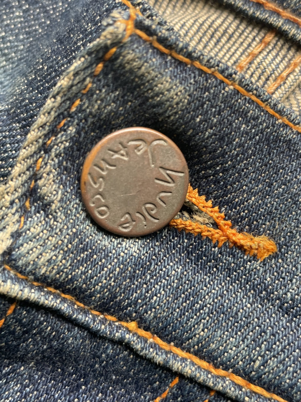Vintage Nudie Dry Thin Finn Rework Denim