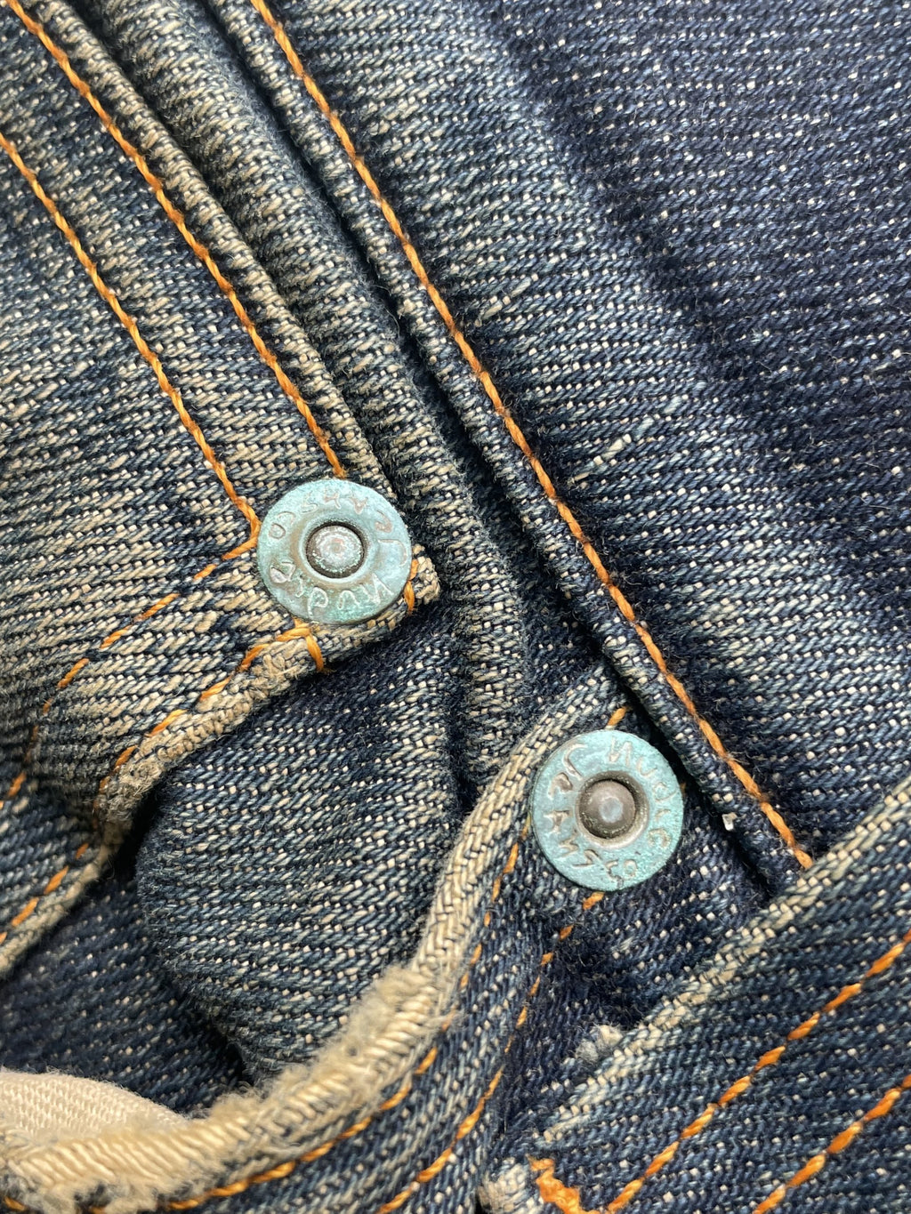 Vintage Nudie Dry Thin Finn Rework Denim