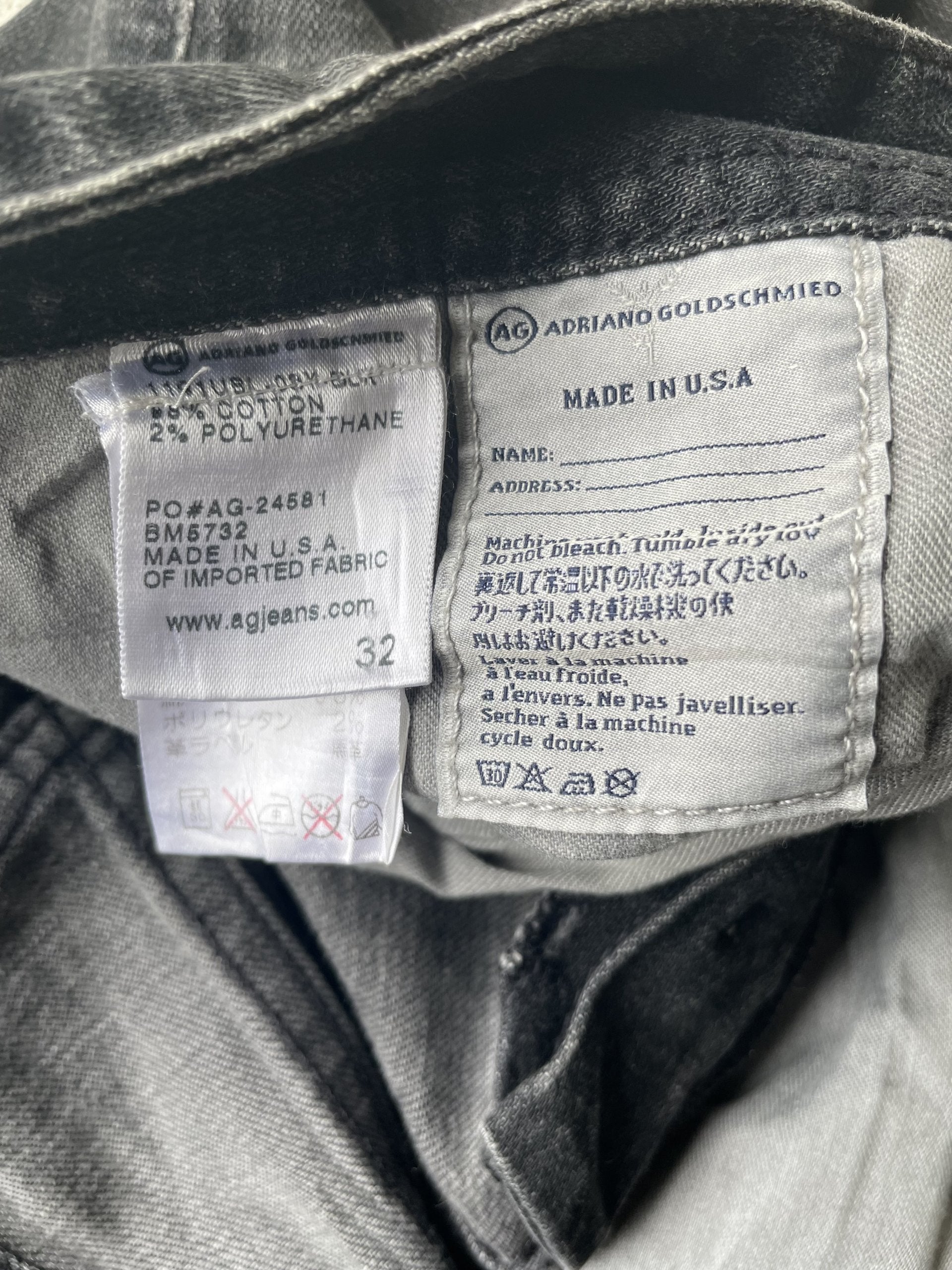Vintage Adriano Goldschmied Custom Denim