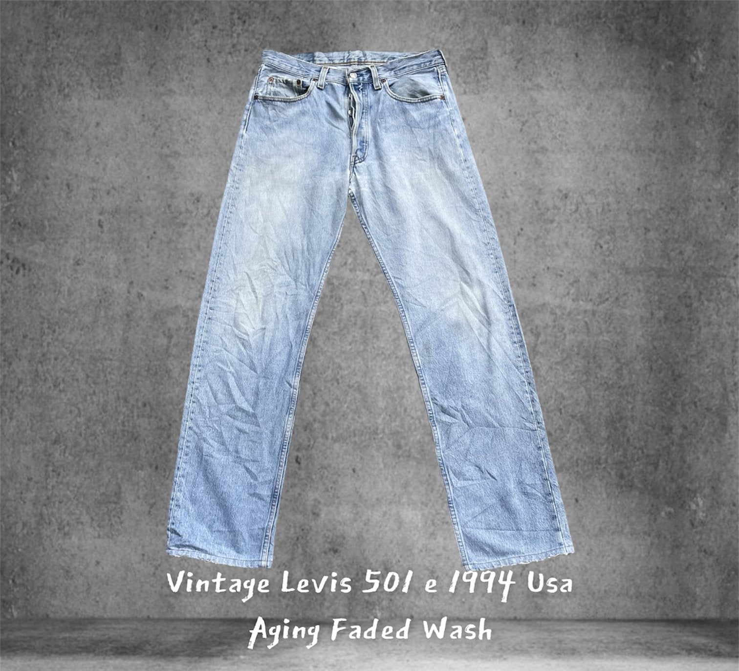 Vintage Levi’s 501 e 1994 Aging Faded Wash