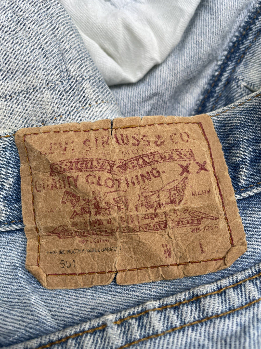 Vintage Levi’s 501 e 1994 Aging Faded Wash