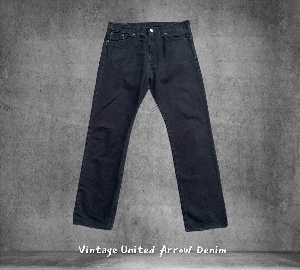 Vintage United Arrow Black Denim