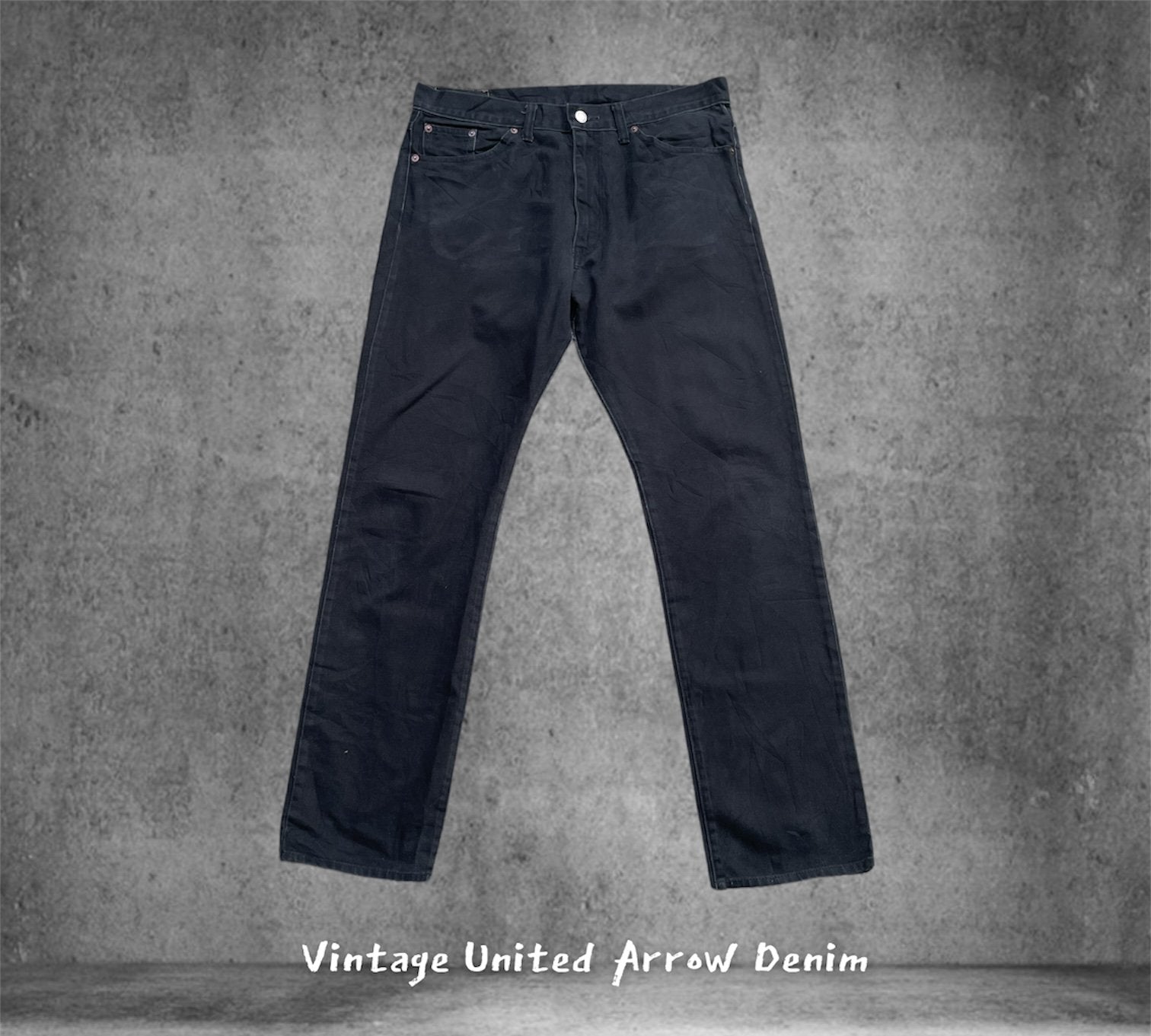 Vintage United Arrow Black Denim