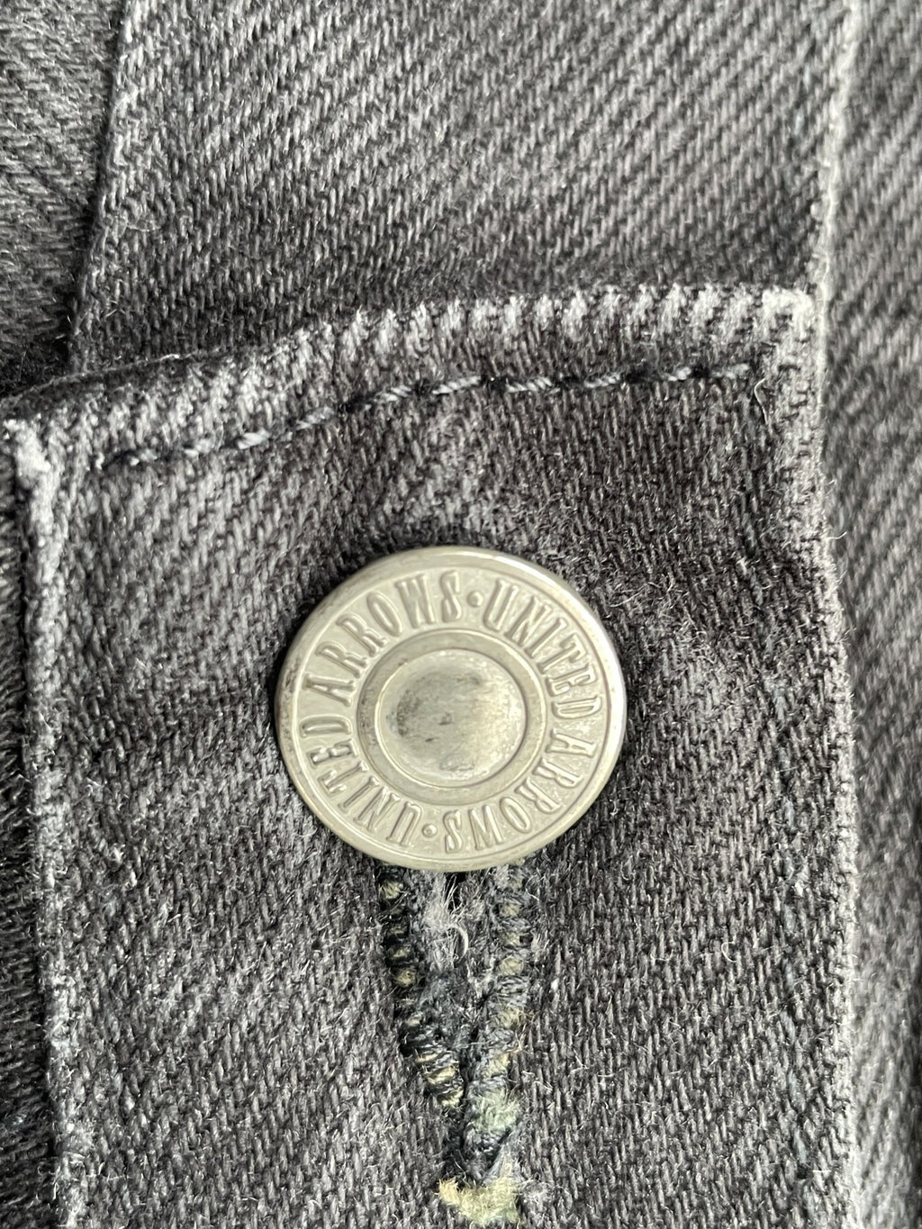 Vintage United Arrow Black Denim