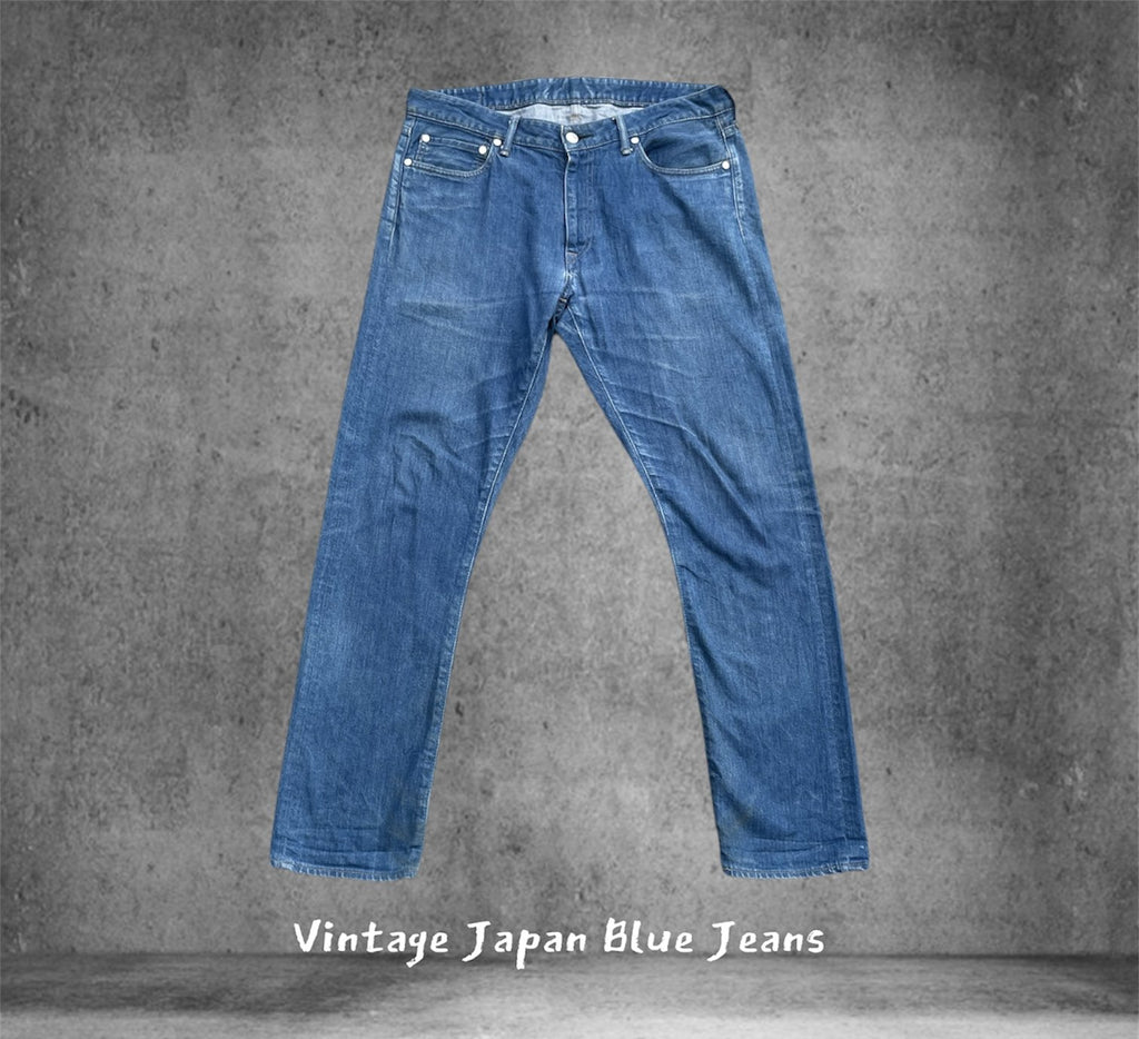 Vintage Japan Blue Jeans Denim
