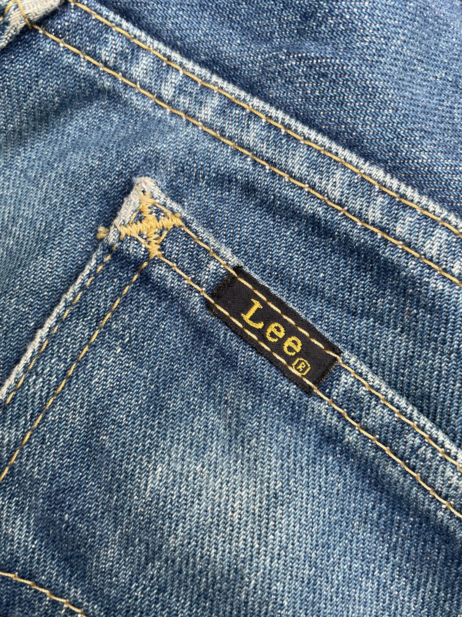 Vintage Lee Riders 101 White Selvedge Denim
