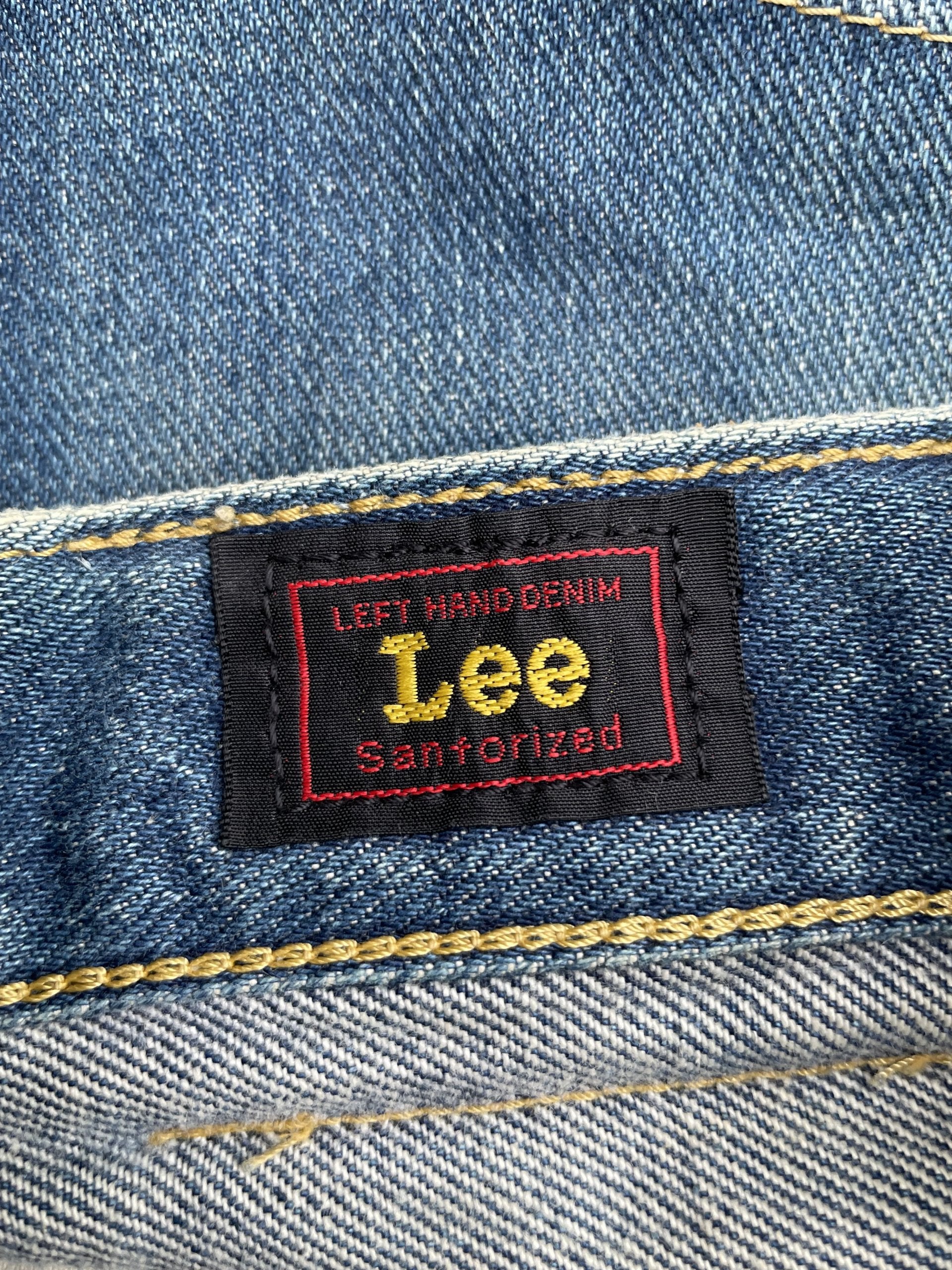 Vintage Lee Riders 101 White Selvedge Denim
