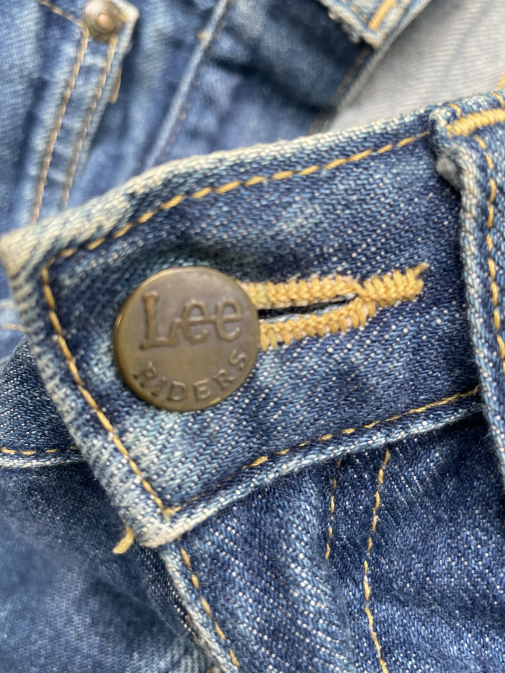 Vintage Lee Riders 101 White Selvedge Denim