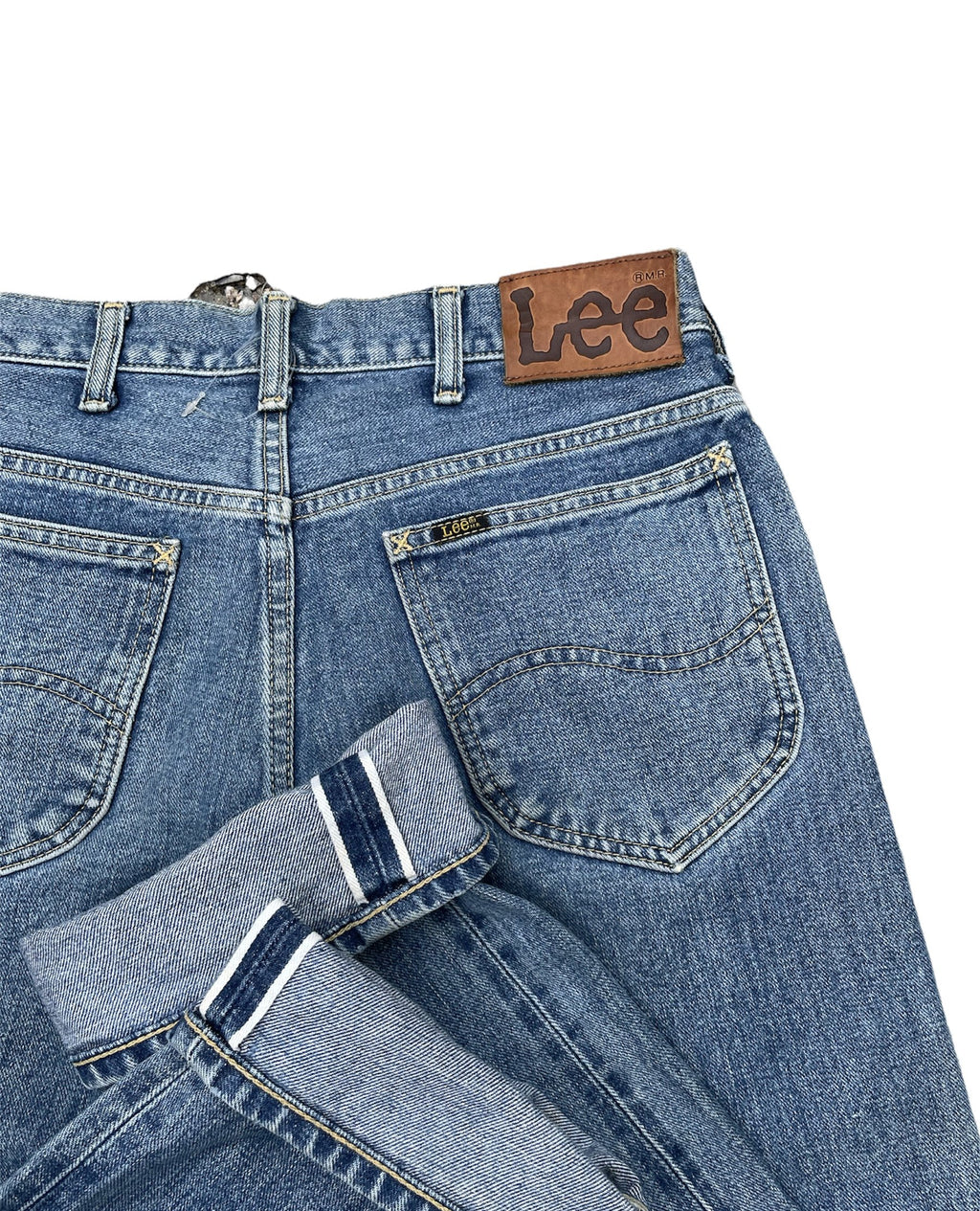 Vintage Lee Riders White Selvedge Denim