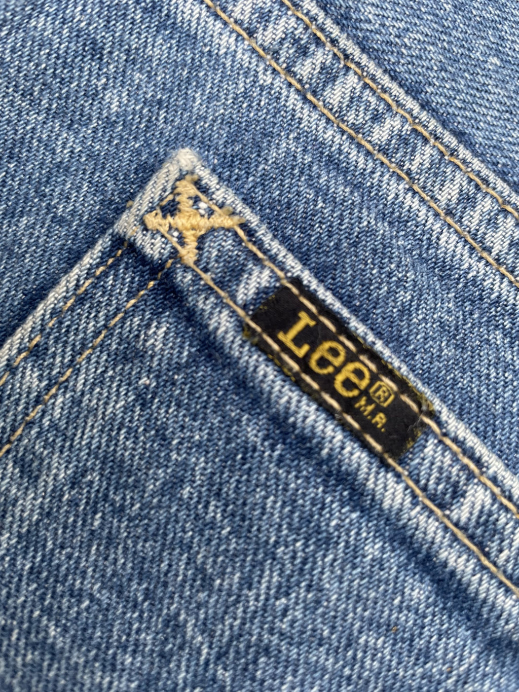Vintage Lee Riders White Selvedge Denim