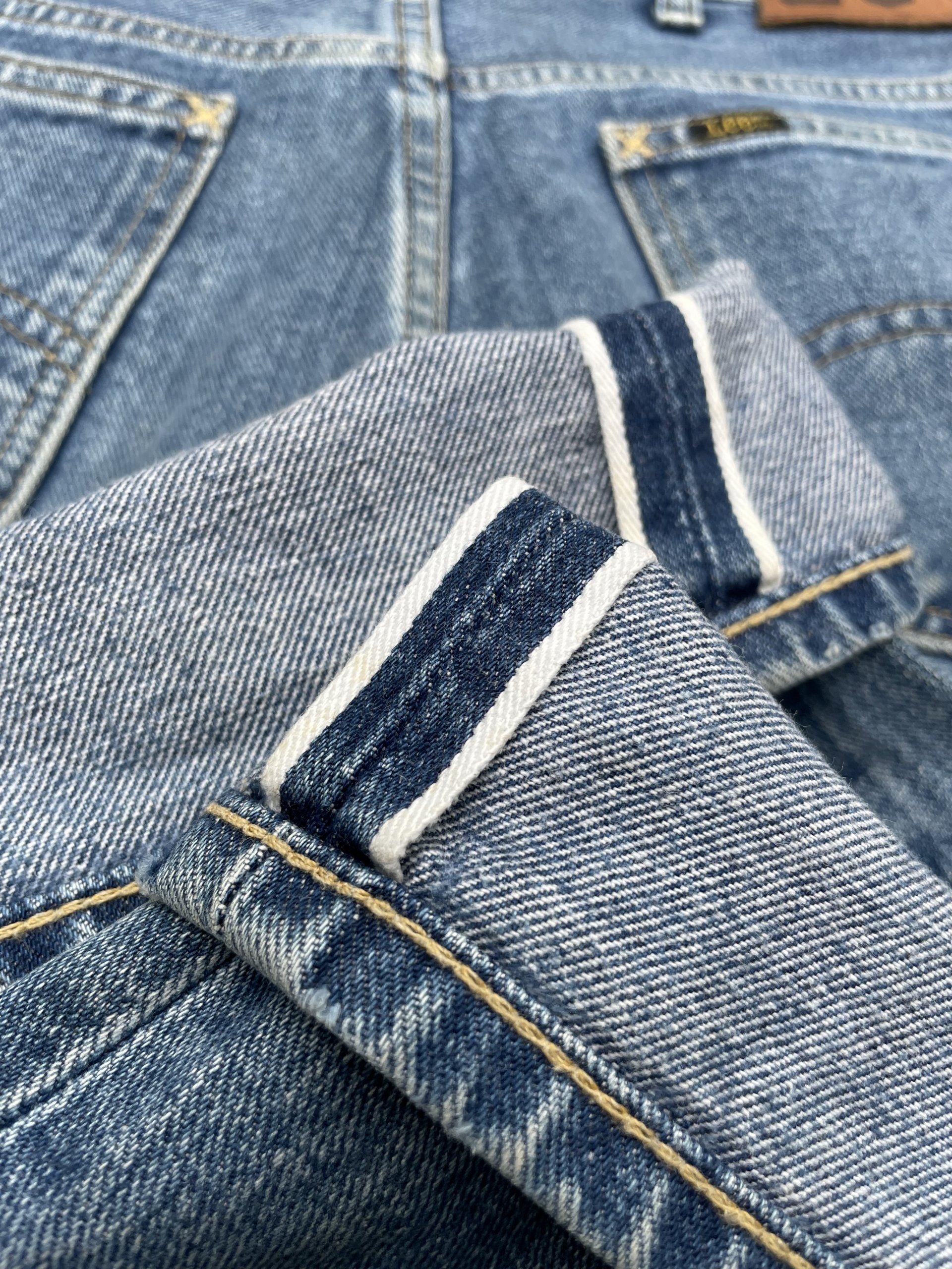 Vintage Lee Riders White Selvedge Denim