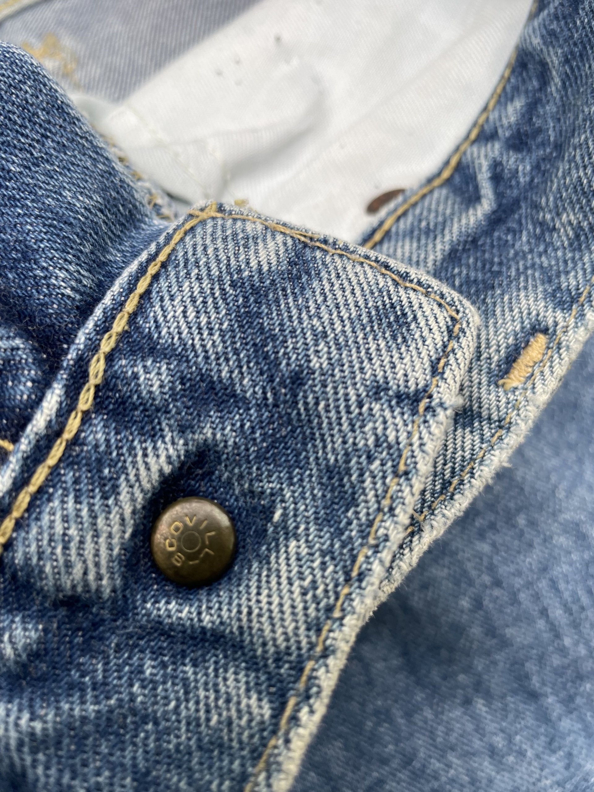 Vintage Lee Riders White Selvedge Denim