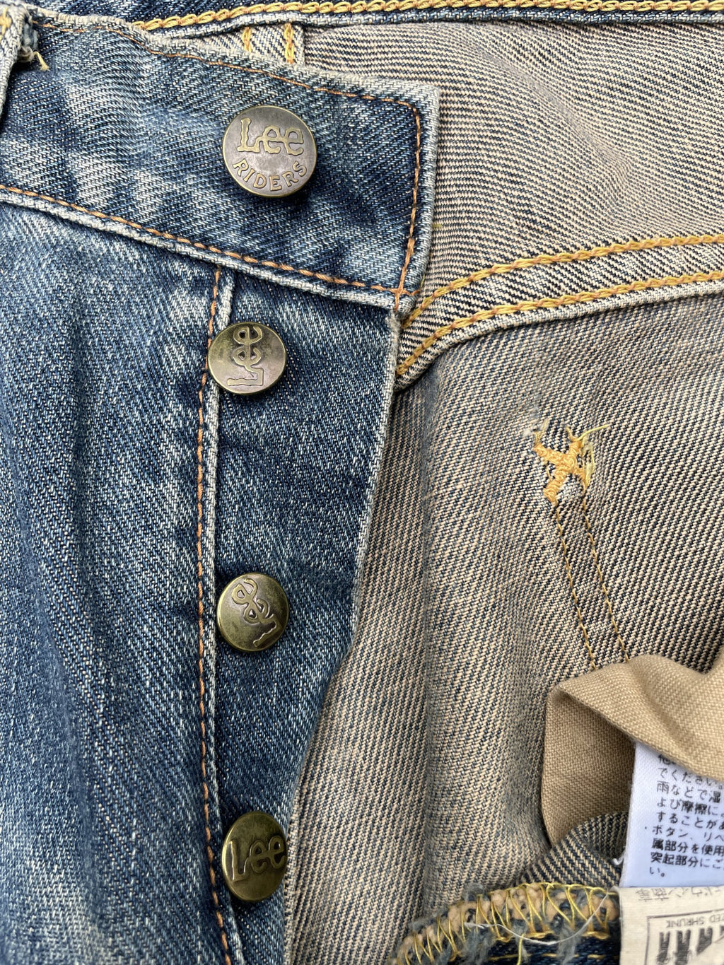 Vintage Lee Riders 101 Single Selvedge Denim