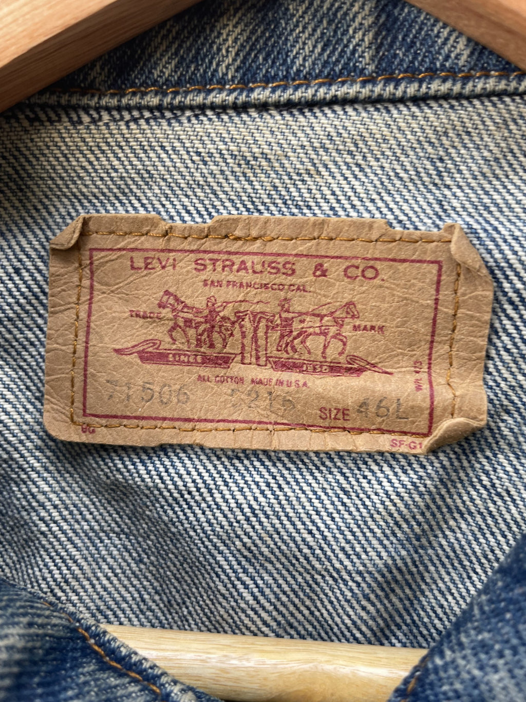 Vintage 1987 Levi’s e 71506 Denim Jacket