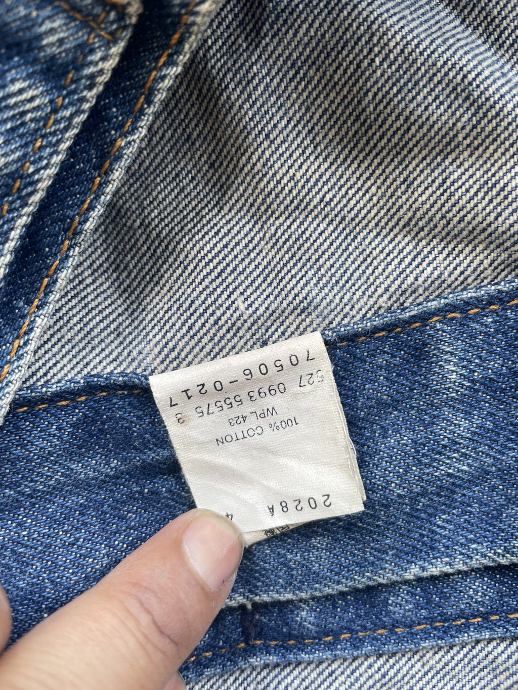 Vintage 1993 Levi’s 70506 e Denim Jacket