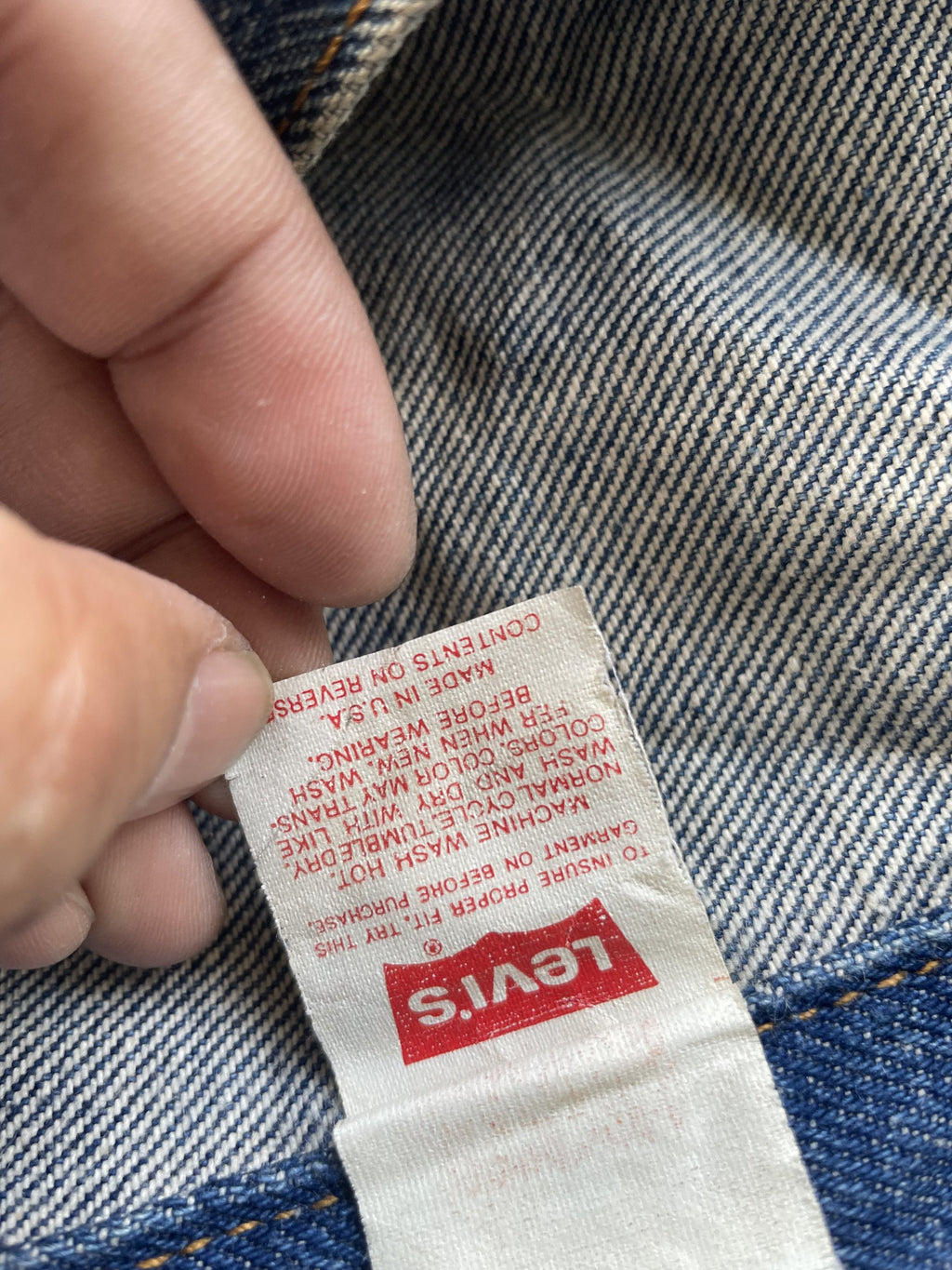 Vintage 1993 Levi’s 70506 e Denim Jacket