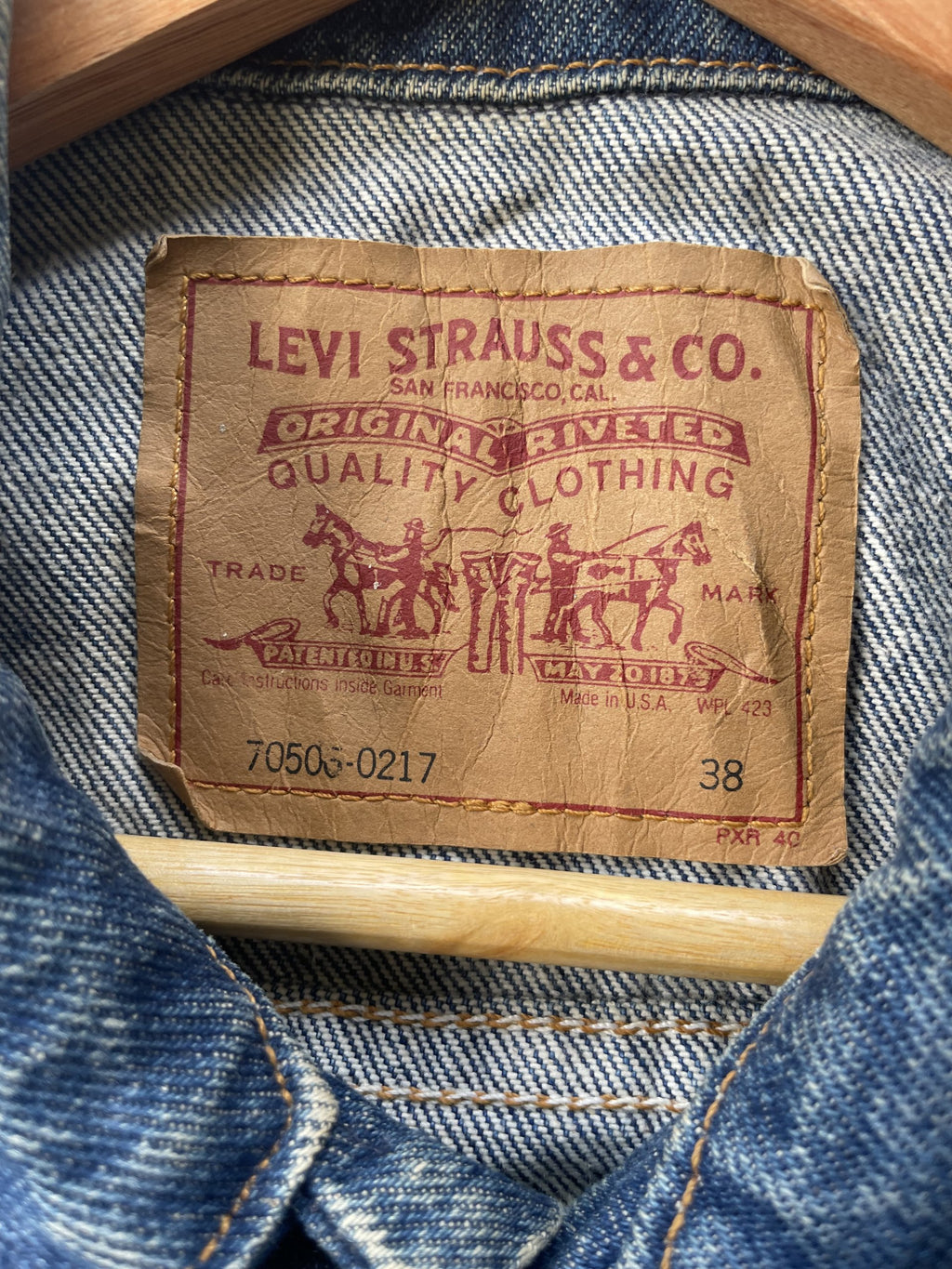 Vintage 1993 Levi’s 70506 e Denim Jacket