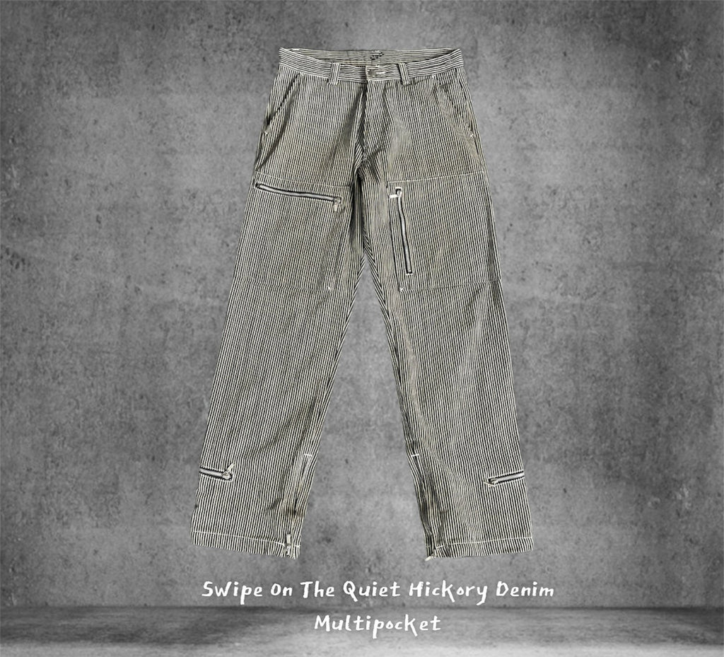 Vintage Swipe on the Quiet Hickory Denim