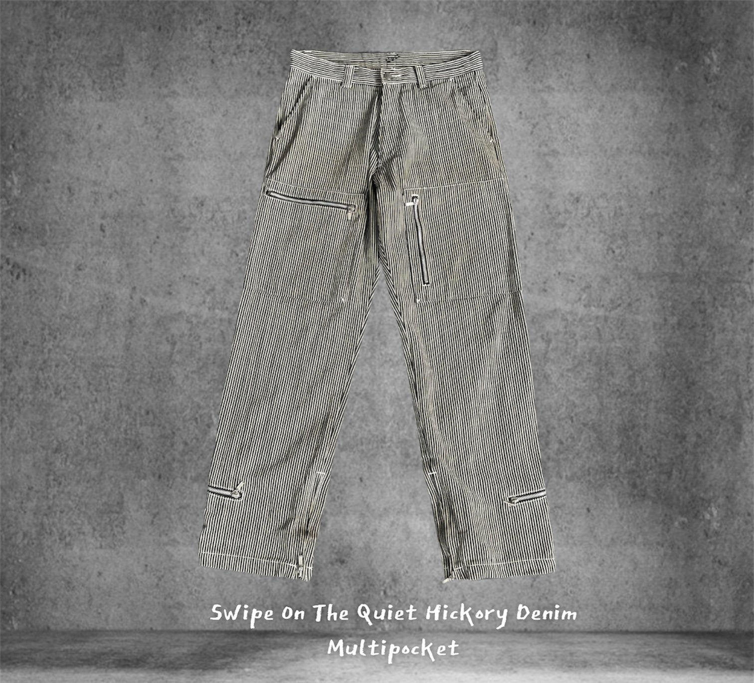 Vintage Swipe on the Quiet Hickory Denim