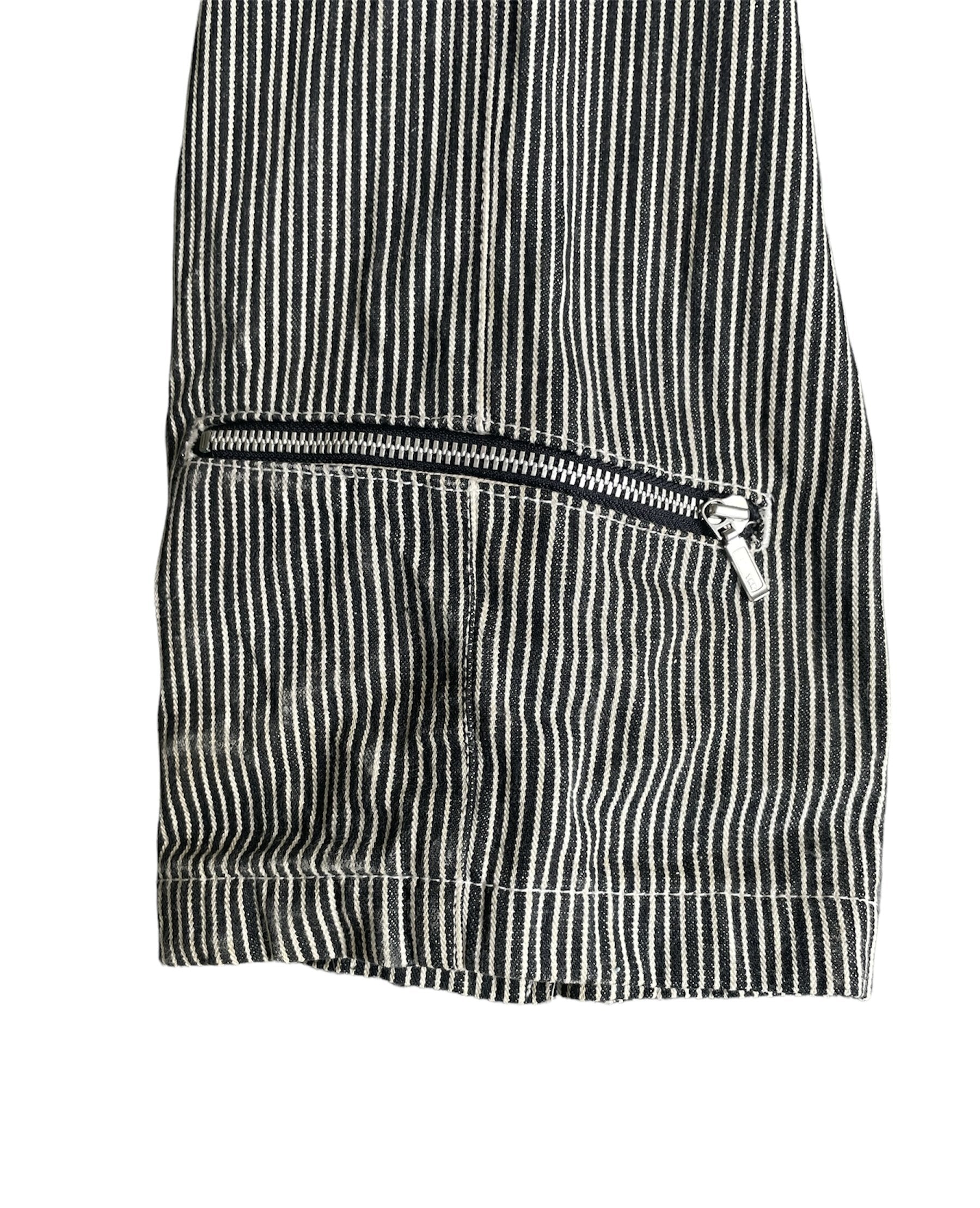 Vintage Swipe on the Quiet Hickory Denim