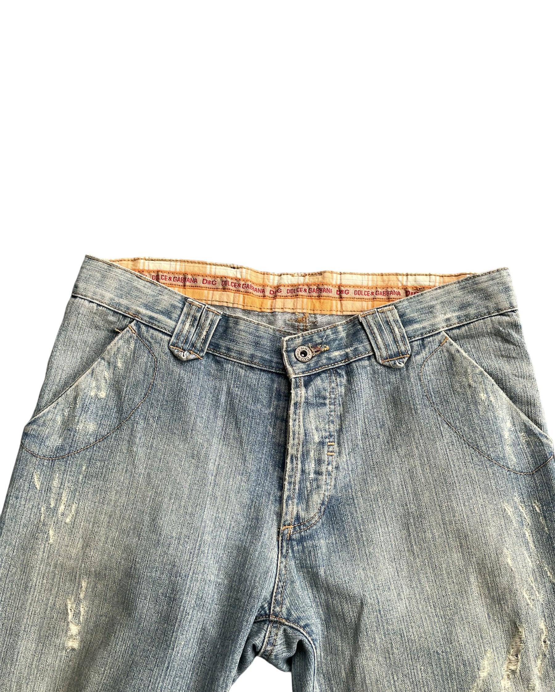 Vintage Dolce & Gabbana Distresed Denim
