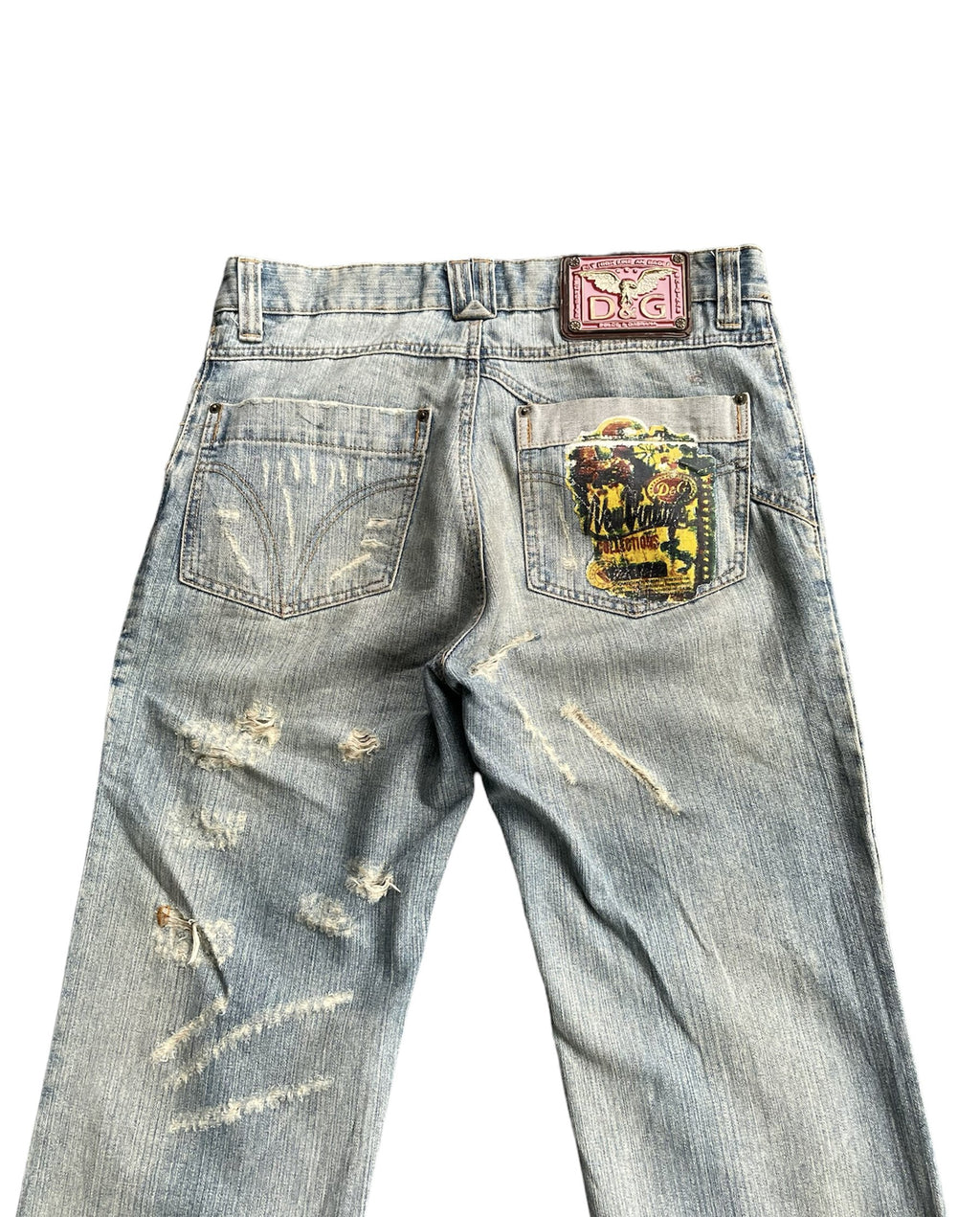 Vintage Dolce & Gabbana Distresed Denim