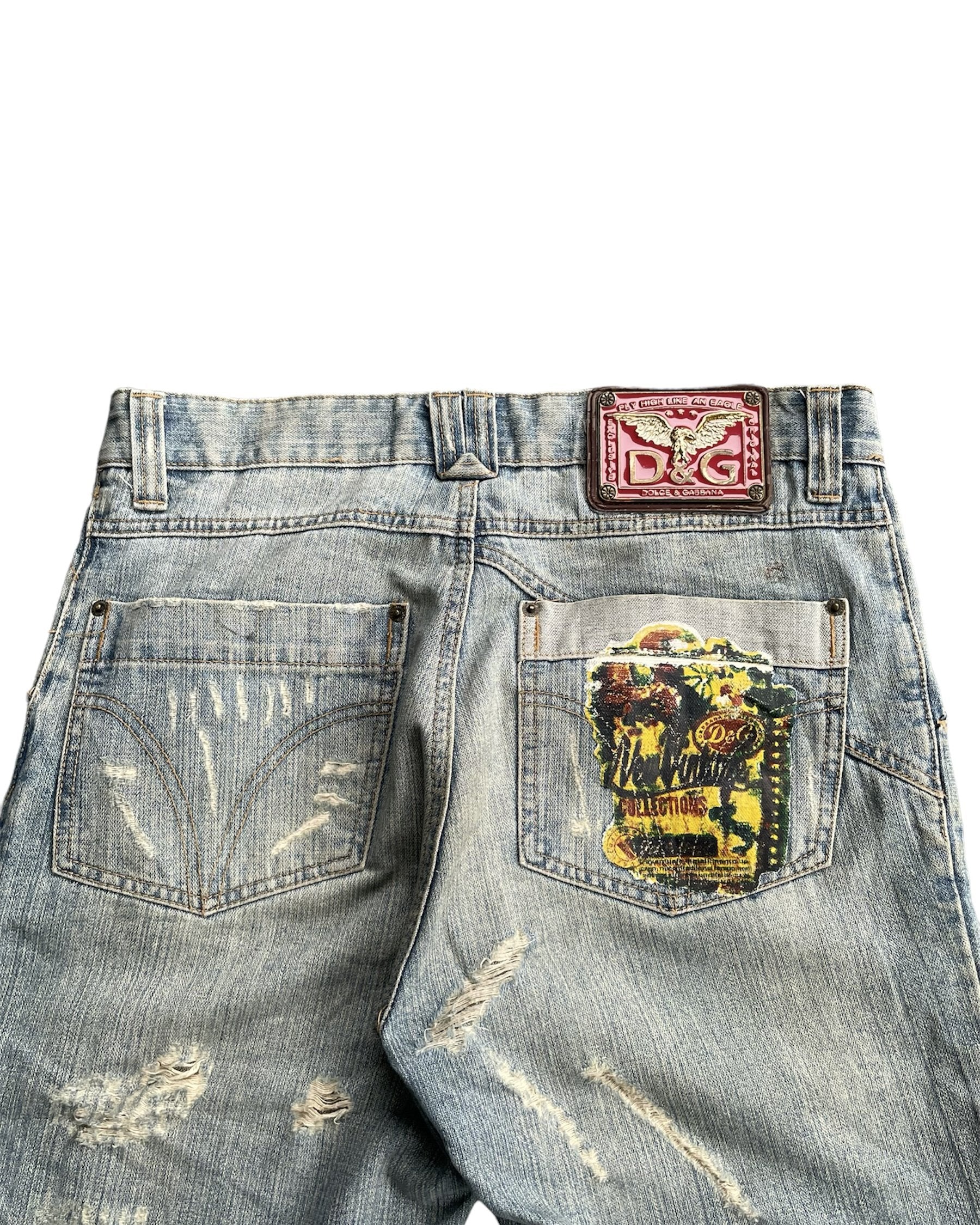 Vintage Dolce & Gabbana Distresed Denim