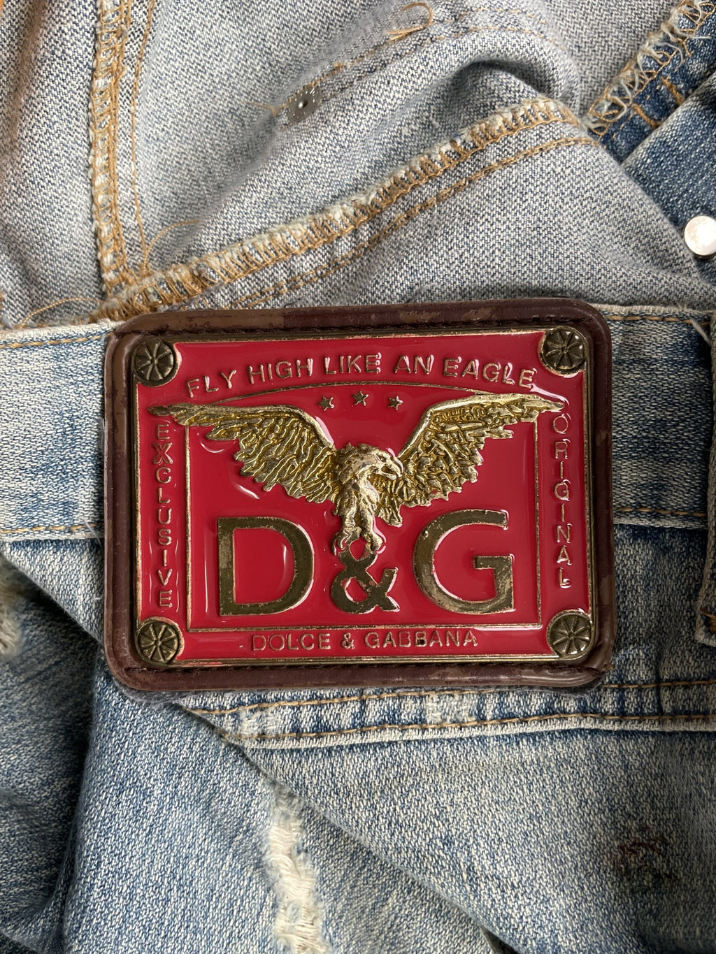 Vintage Dolce & Gabbana Distresed Denim