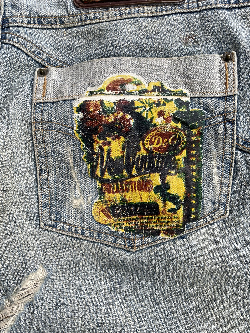 Vintage Dolce & Gabbana Distresed Denim