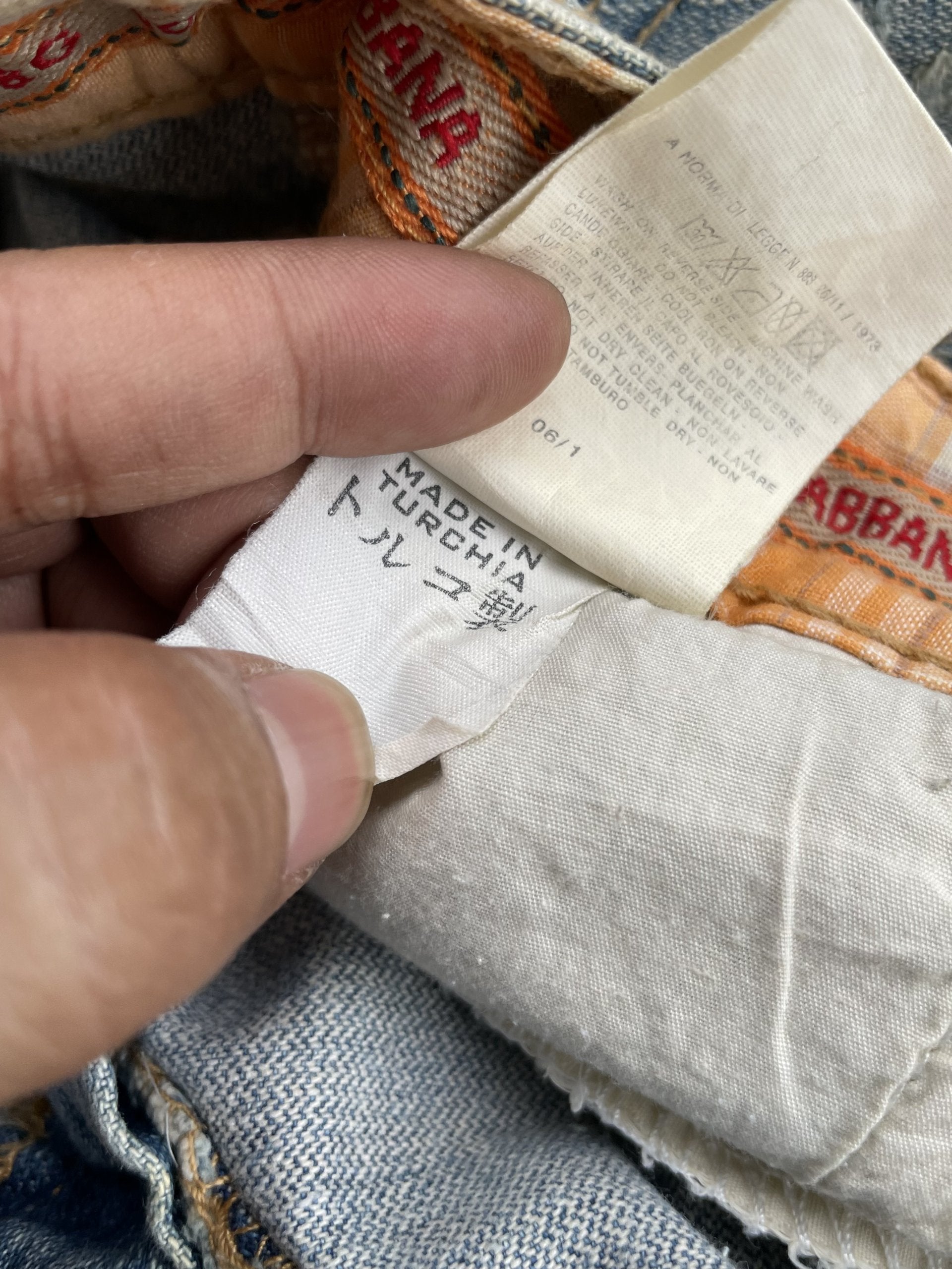 Vintage Dolce & Gabbana Distresed Denim